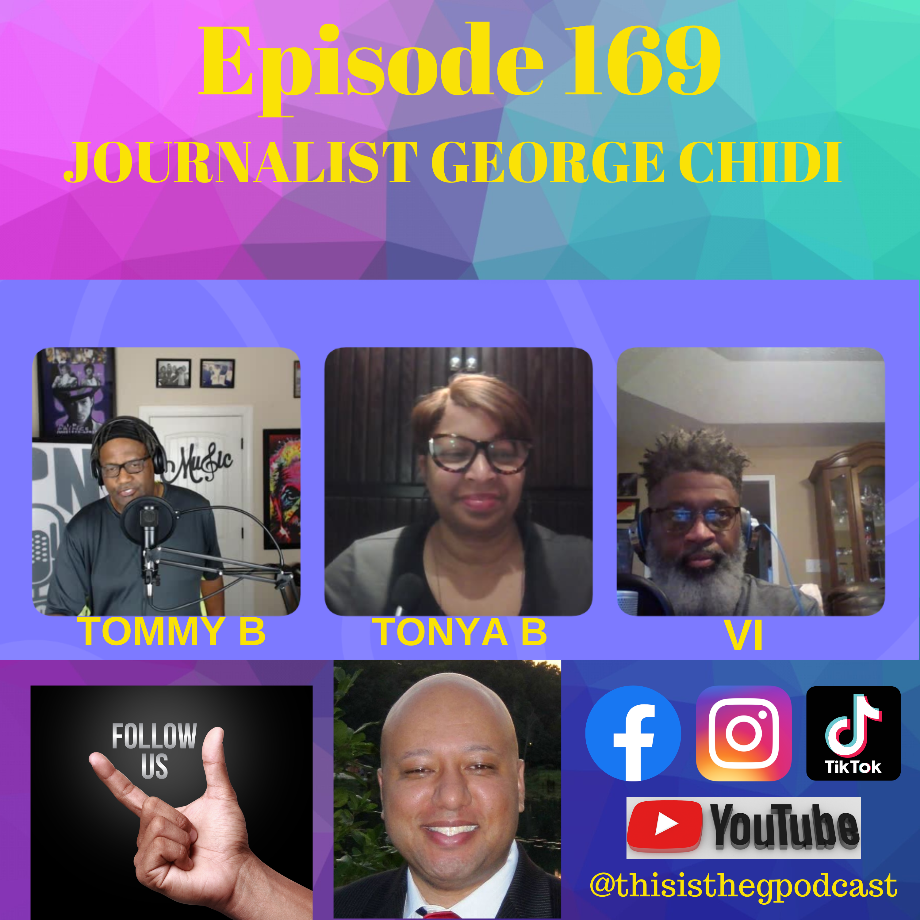 Episode 169 JOURNALIST GEORGE CHIDI episode artwork