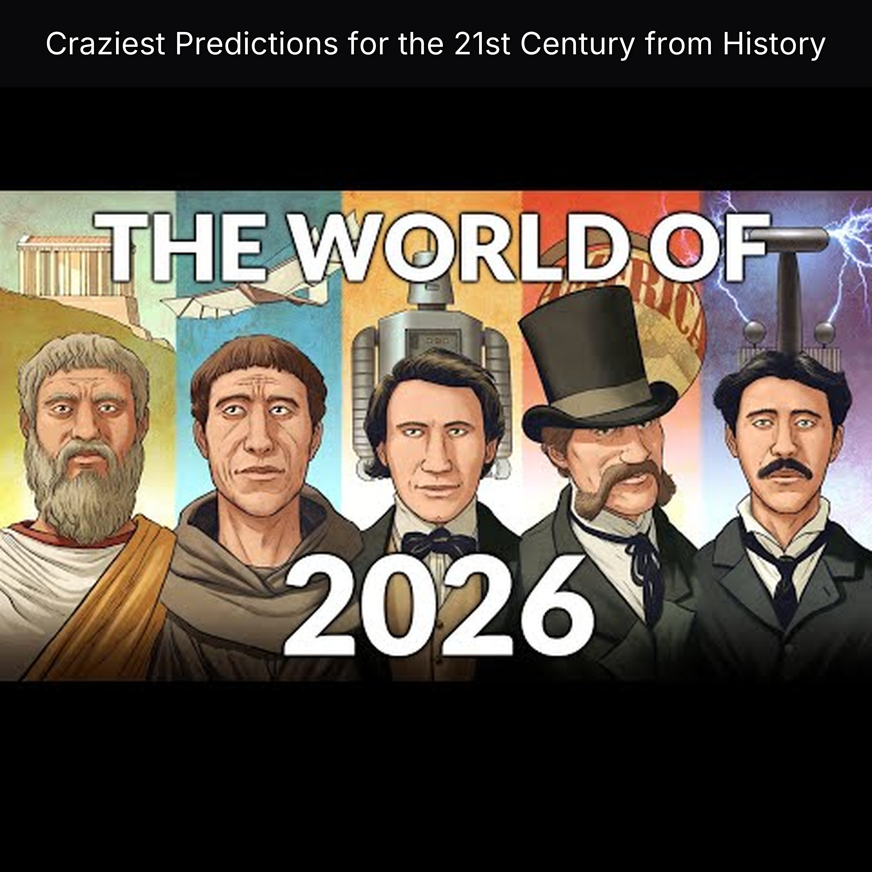 Craziest Predictions for the 21st Century from History episode artwork