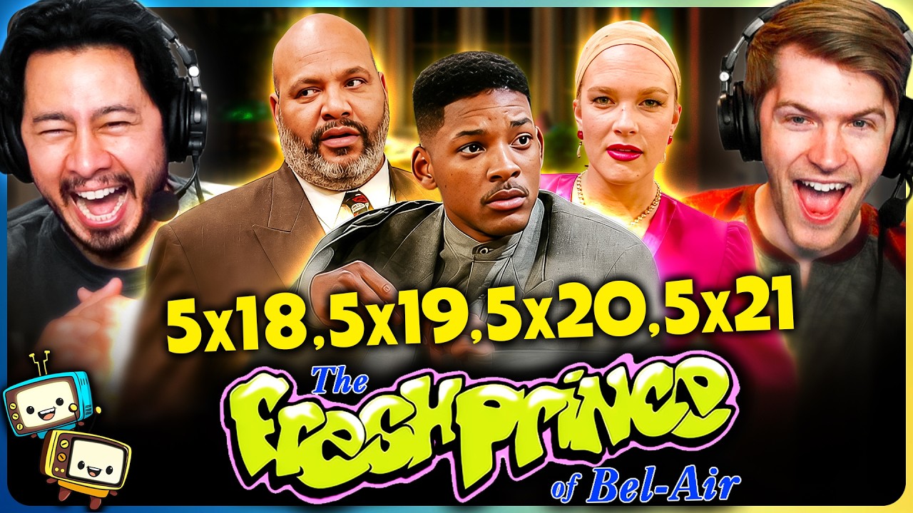 THE FRESH PRINCE OF BEL-AIR (1994) 5x18, 5x19, 5x20 & 5x21 Reaction! | Will Smith w/ Jaby Koay episode artwork