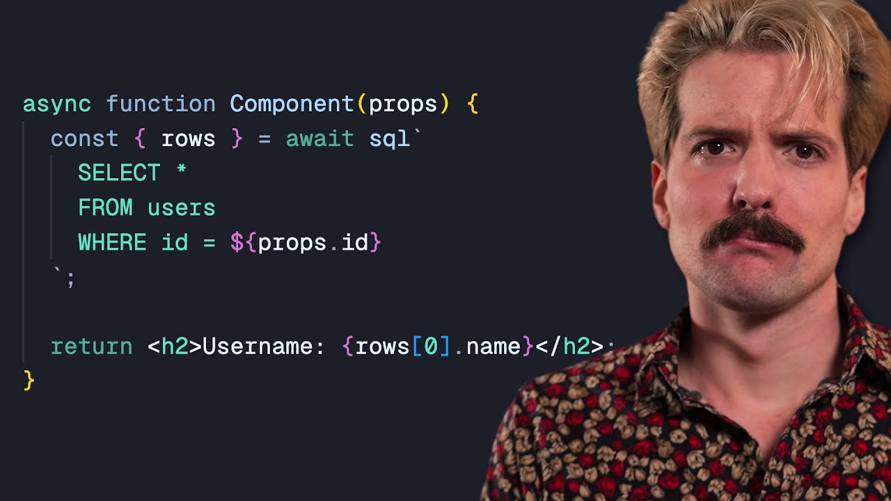 The "SQL In React" Drama | Theo - t3․gg