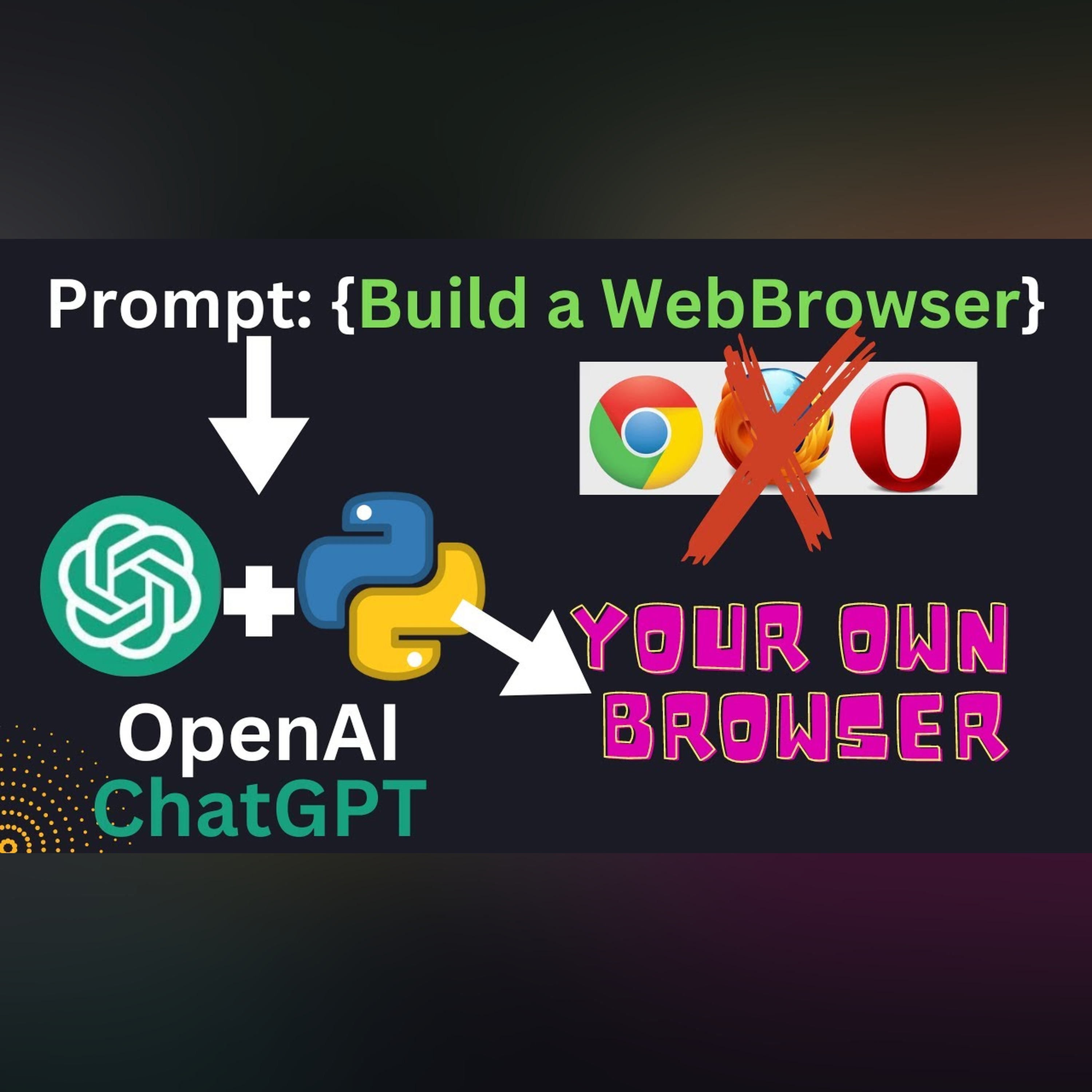 Create Your OWN Web Browser with ChatGPT