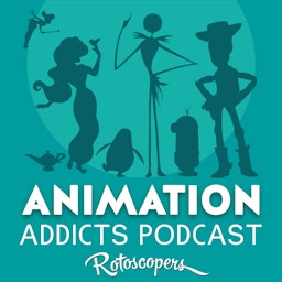 Animation Addicts Podcast - Disney, Pixar, & Animated Movie Reviews & Interviews | Rotoscopers Artwork