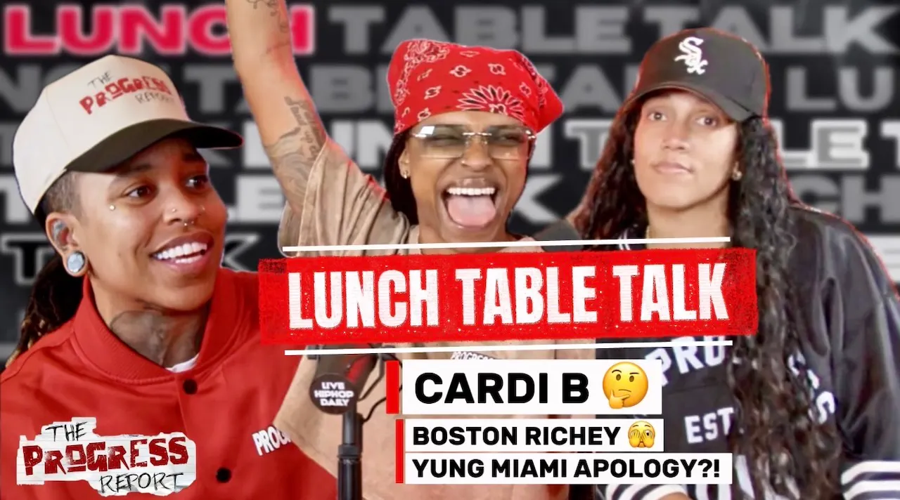 Cardi B & Stefon Diggs Drama, Boston Richey Backlash + Yung Miami Apology?! | Lunch Table Talk episode artwork