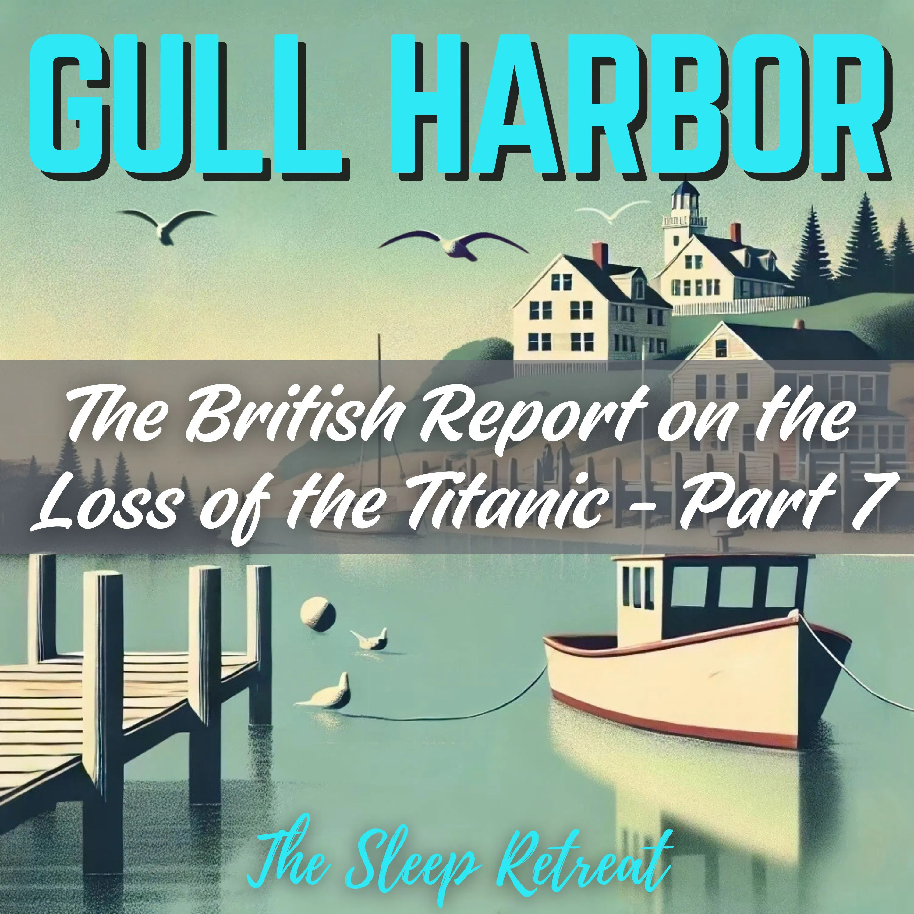 Gull Harbor: The British Report on the Loss of the Titanic (Part 7) – Ocean Breeze Calm & Soothing Sleep Story episode artwork