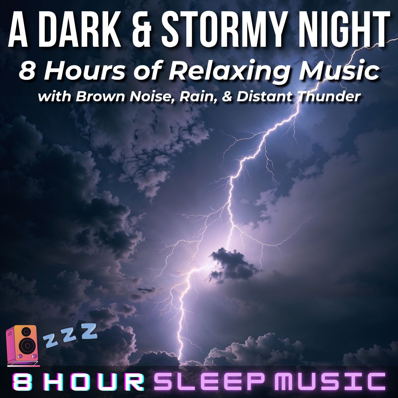 ⛈️ A Dark & Stormy Night | 8 Hours of Relaxing Music with Brown Noise, Rain, & Distant Thunder for Deep Healing Sleep 💤 episode artwork