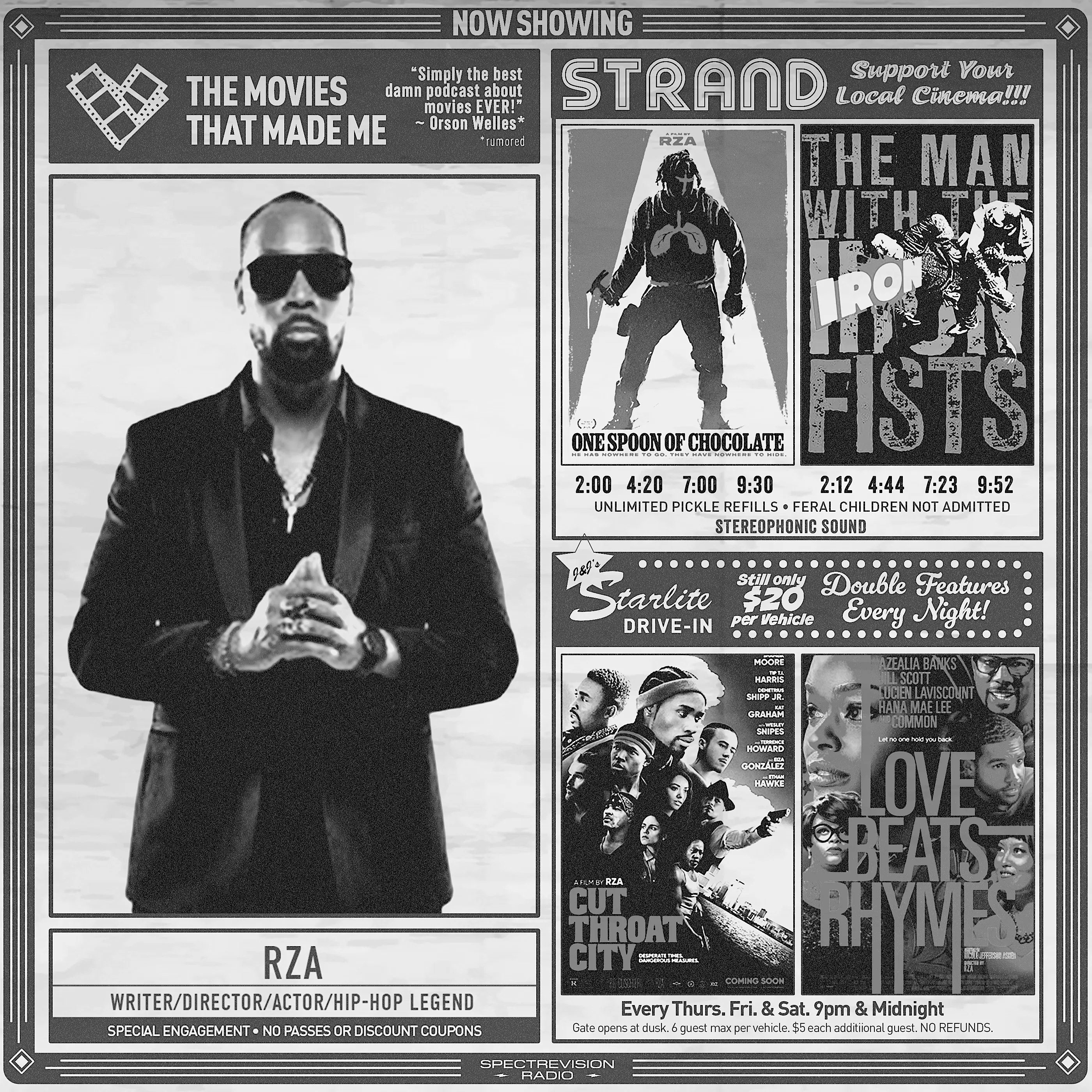 ONE SPOON OF CHOCOLATE writer/director RZA episode artwork