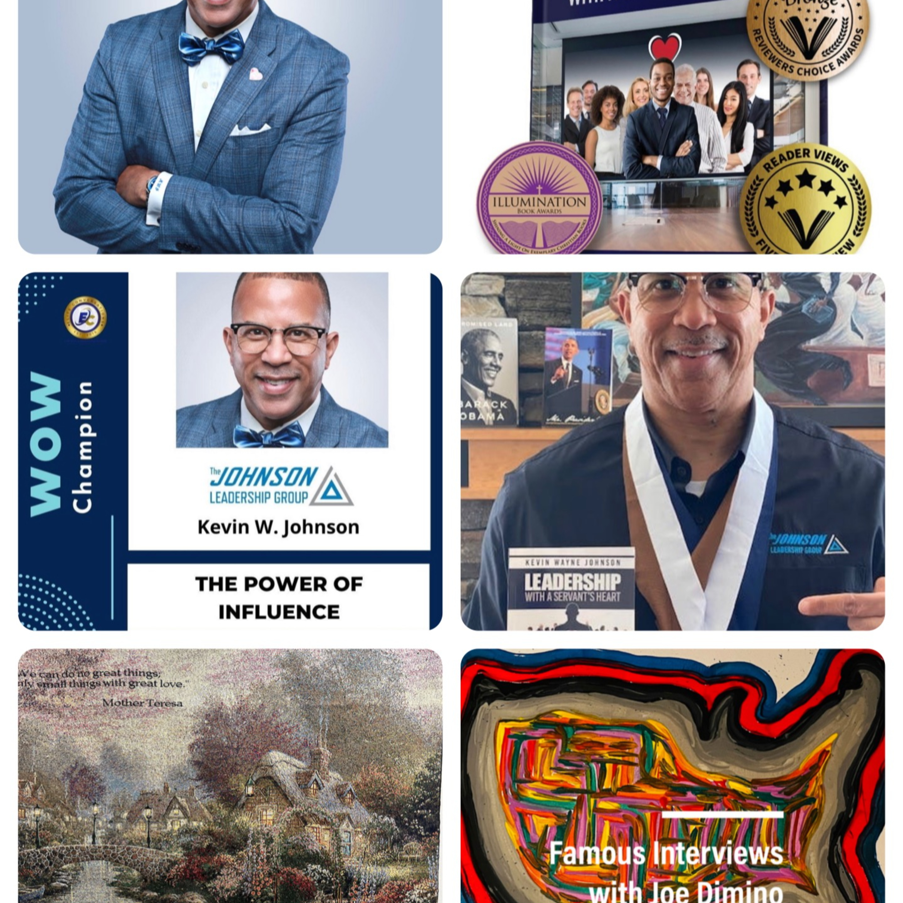 Chief Visionary and Chief Executive Officer of The Johnson Leadership Group Kevin Johnson