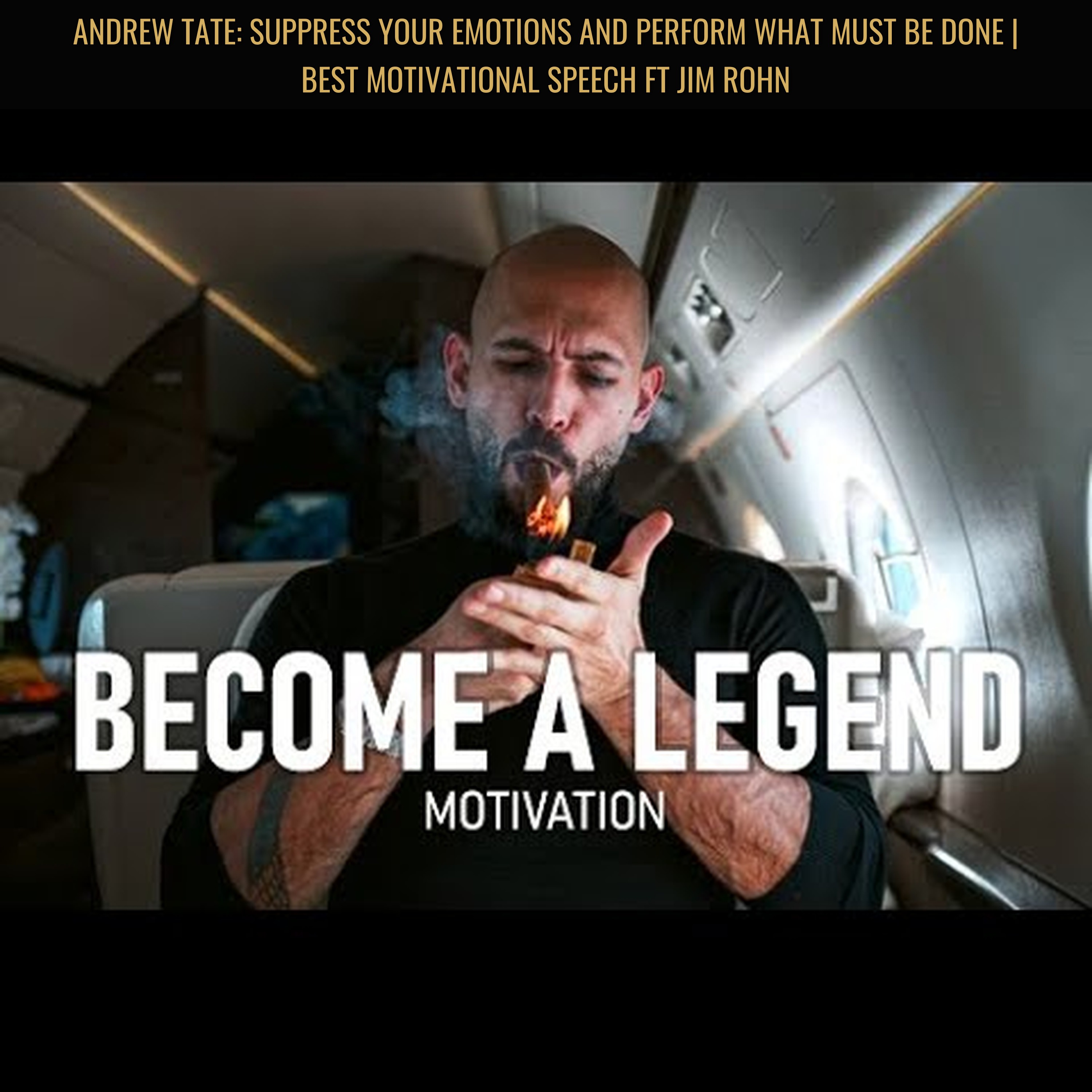 Andrew Tate: Suppress Your Emotions And Perform What Must Be Done | Best Motivational Speech ft Jim Rohn