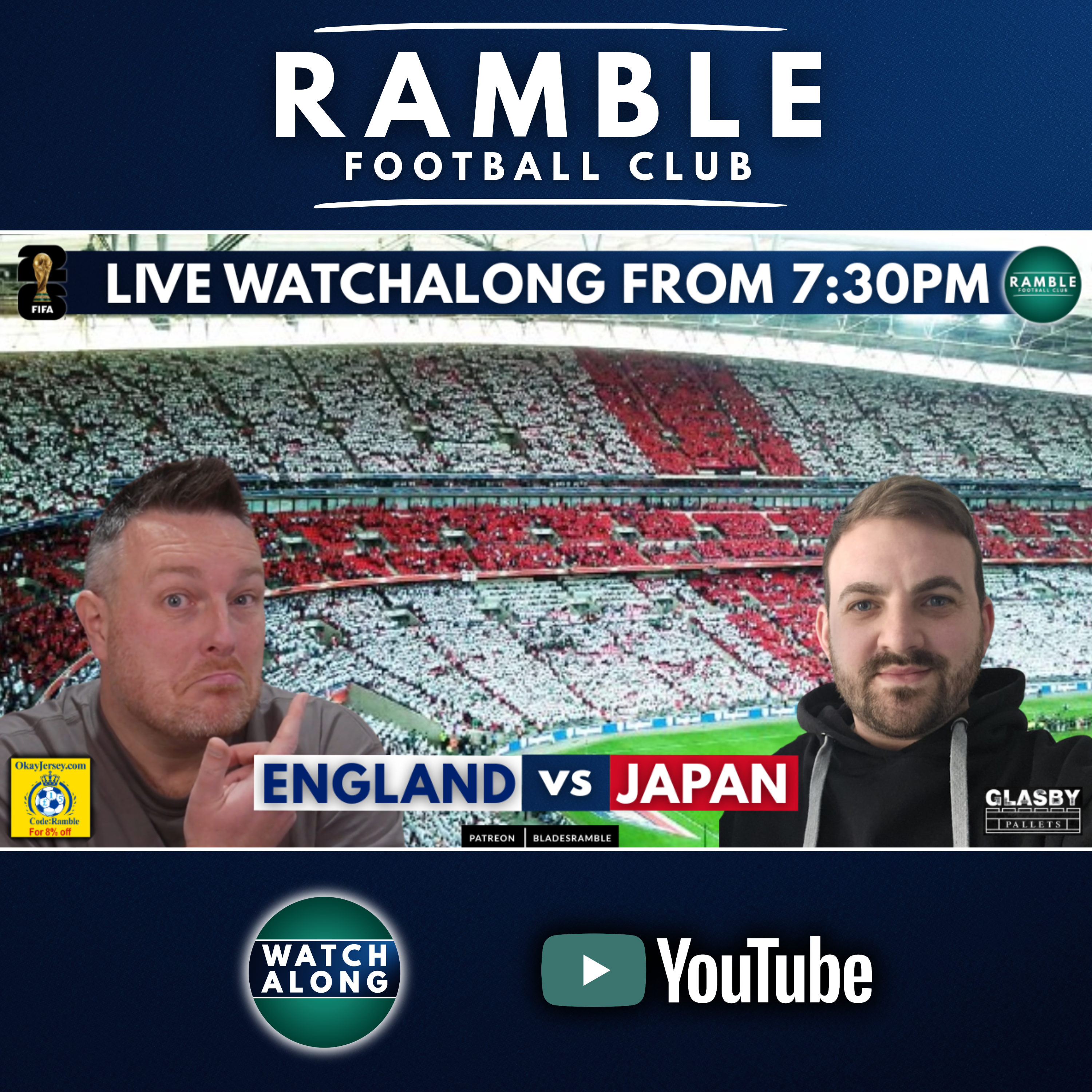 ⚽ ENGLAND v JAPAN | INTERNATIONAL WATCHALONG ⚽