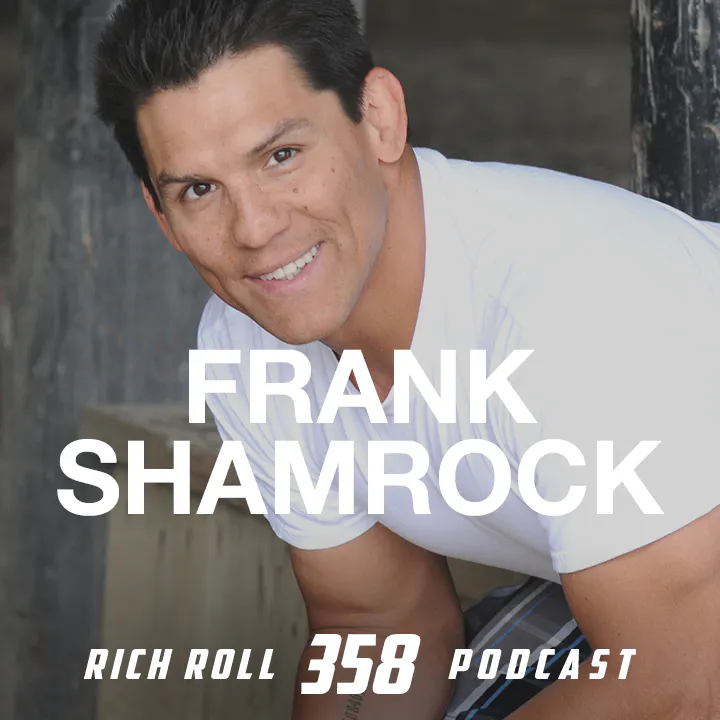 Cover art for the episode "Frank Shamrock Uncaged: From Abuse & Incarceration To MMA Legend" from The Rich Roll Podcast