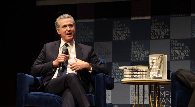 Gov. Newsom Weighs in on Foreign Policy to Build National Profile