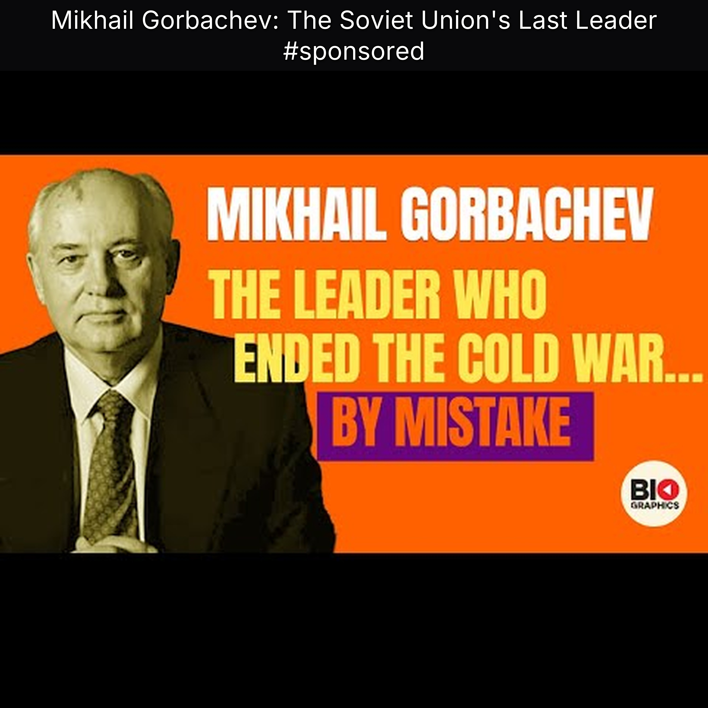 Mikhail Gorbachev: The Soviet Union's Last Leader #sponsored