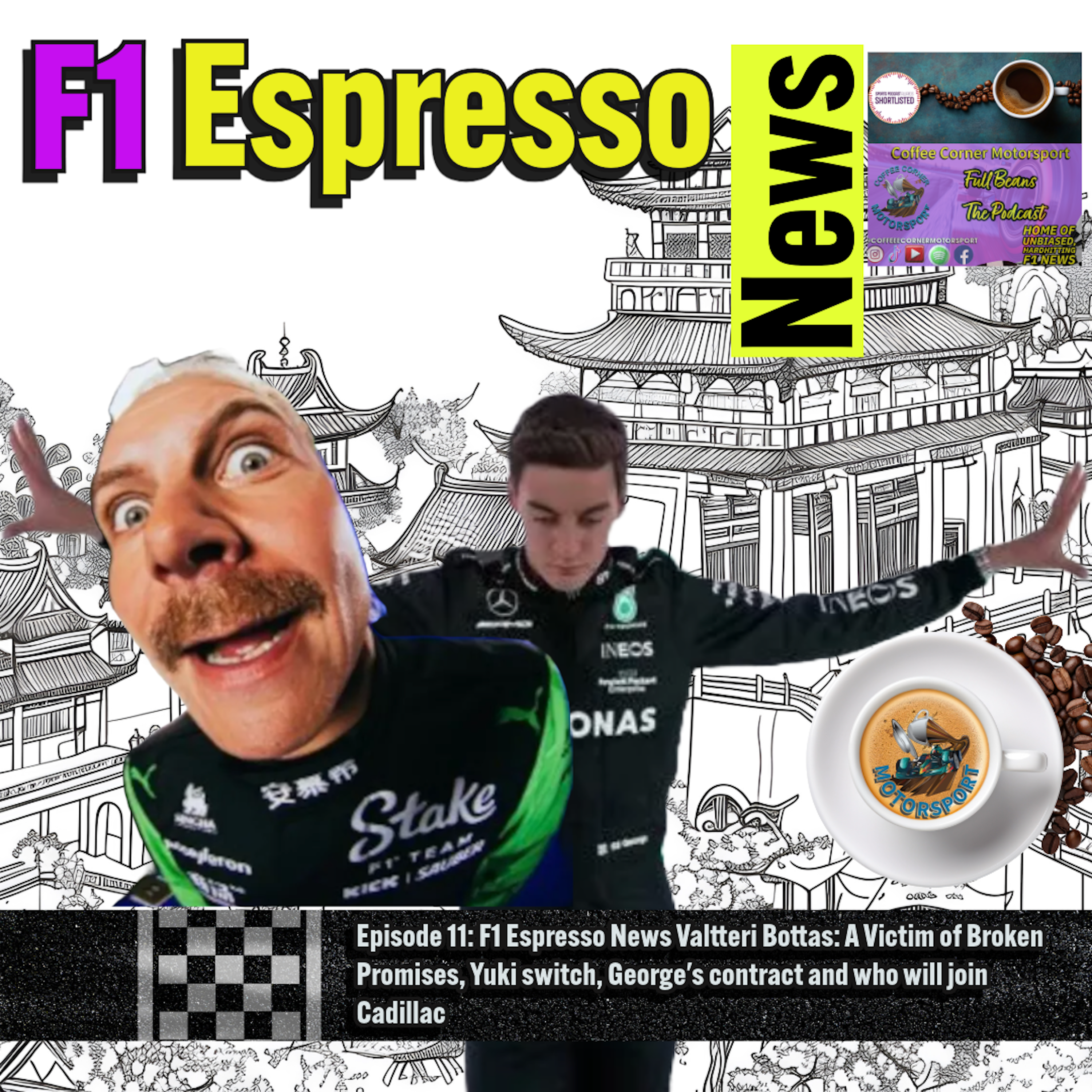 F1 Espresso News Valtteri Bottas: A Victim of Broken Promises, Yuki switch, George's contract and who will join Cadillac