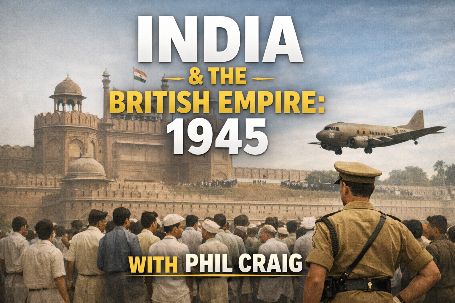 28. India & the British Empire: 1945 with Phil Craig. episode artwork