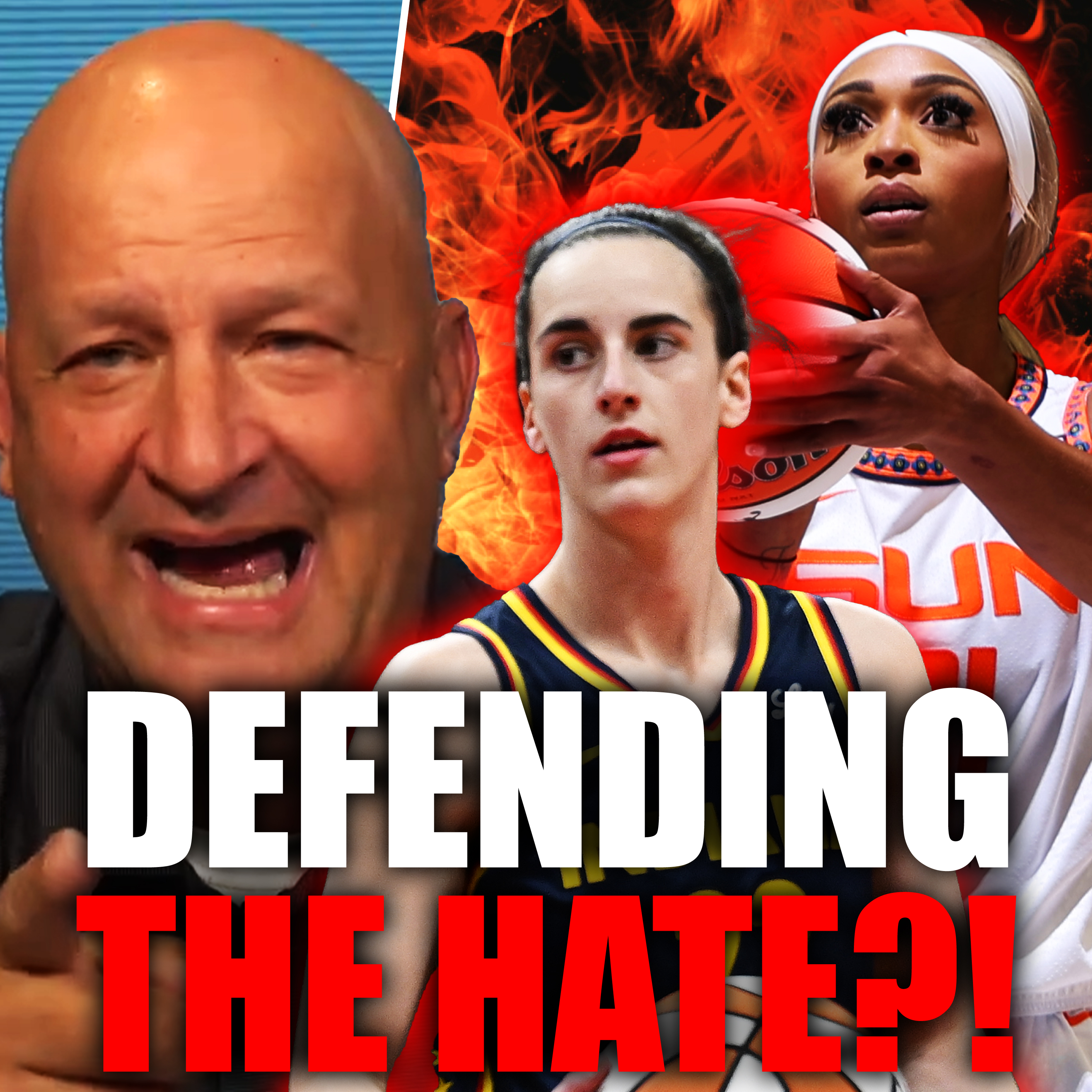Caitlin Clark Defends Woke WNBA Player After Giving Her a BLACK EYE + Armando Salguero, Aaron Torres, Joe Kinsey & Jenna Berman | episode artwork