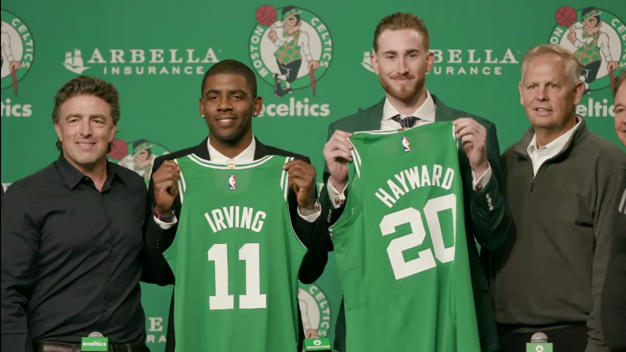 098: Celtics introduce Kyrie Irving & Gordon Hayward episode artwork
