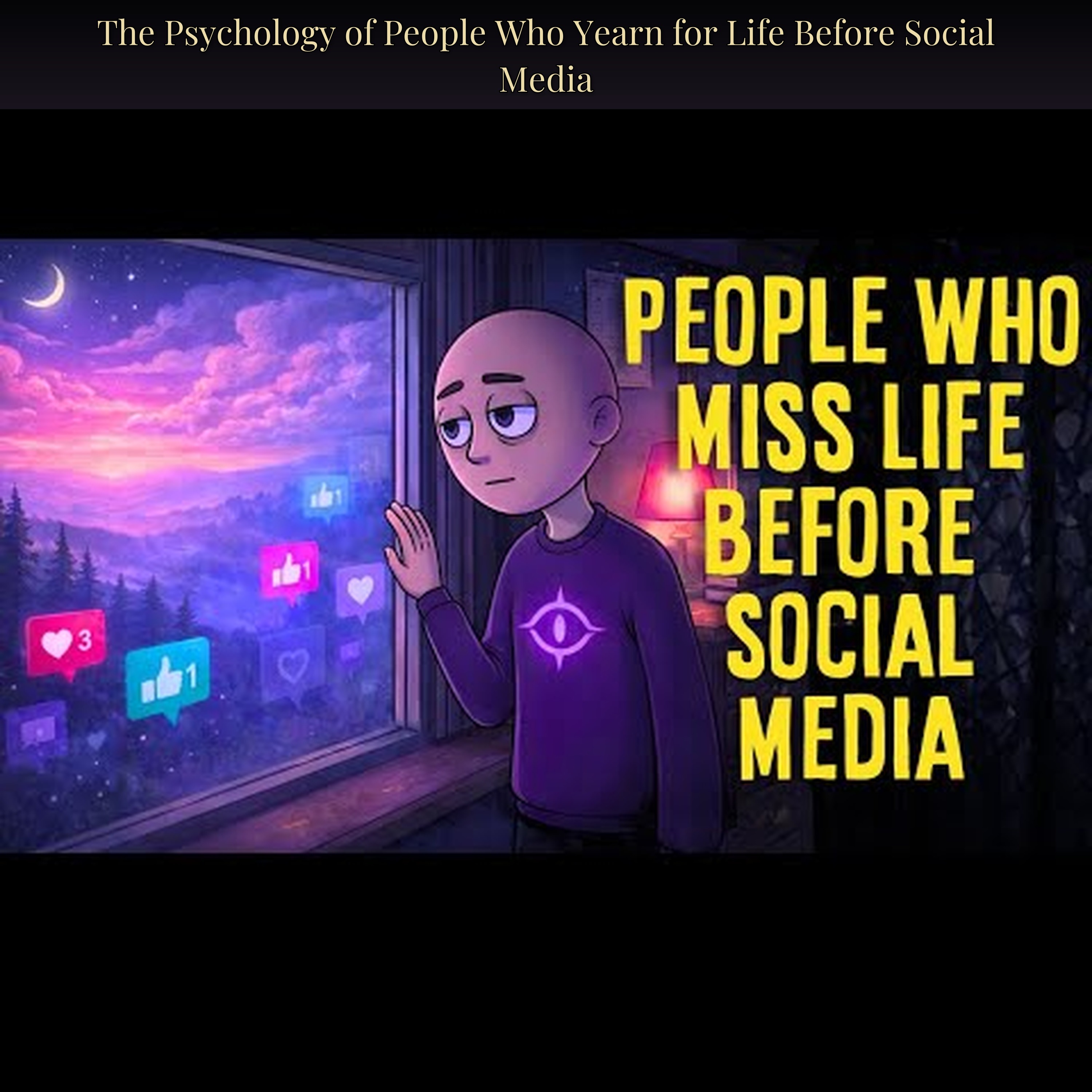 The Psychology of People Who Yearn for Life Before Social Media