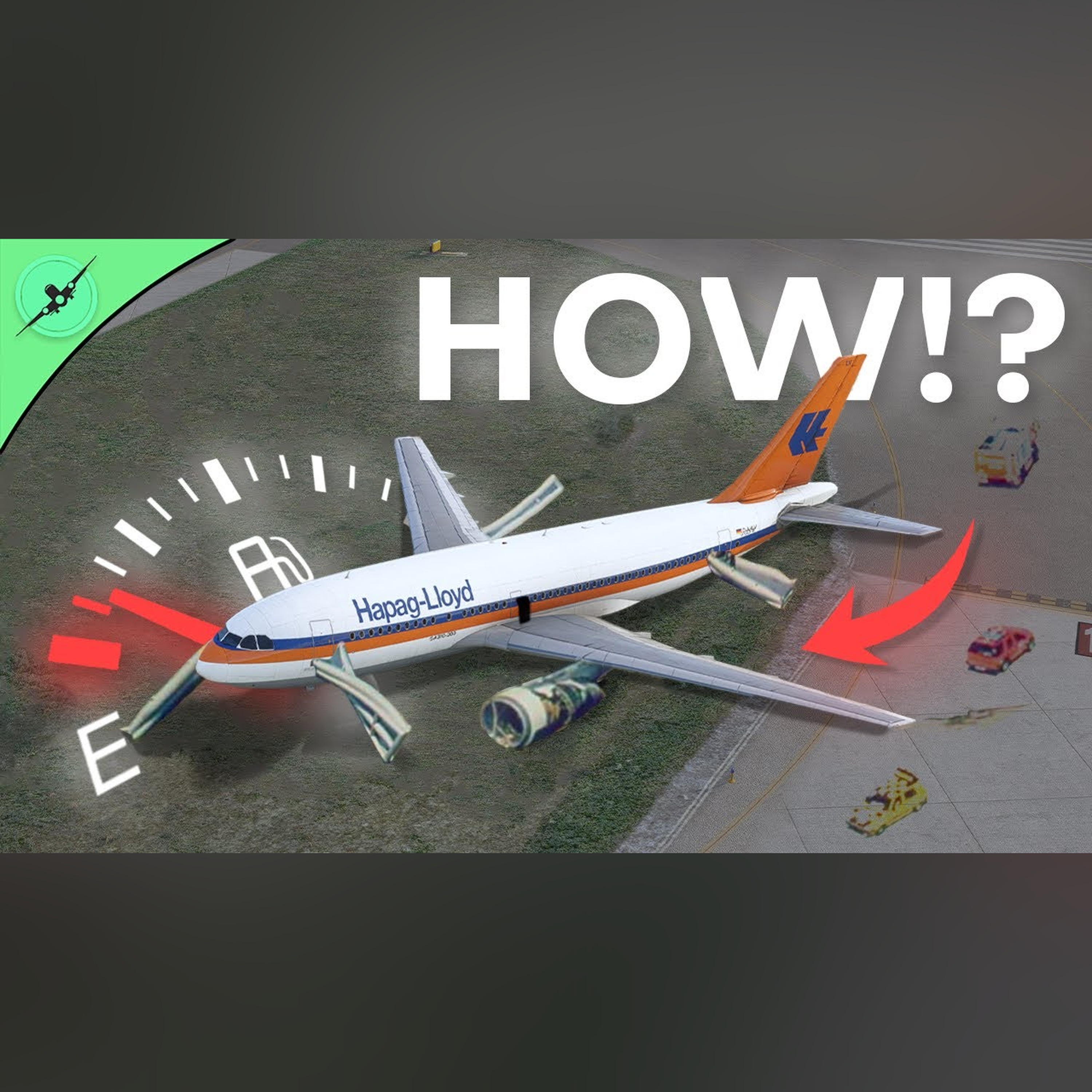 This German jet ran out of fuel!? | Hapag-Lloyd flight 3378