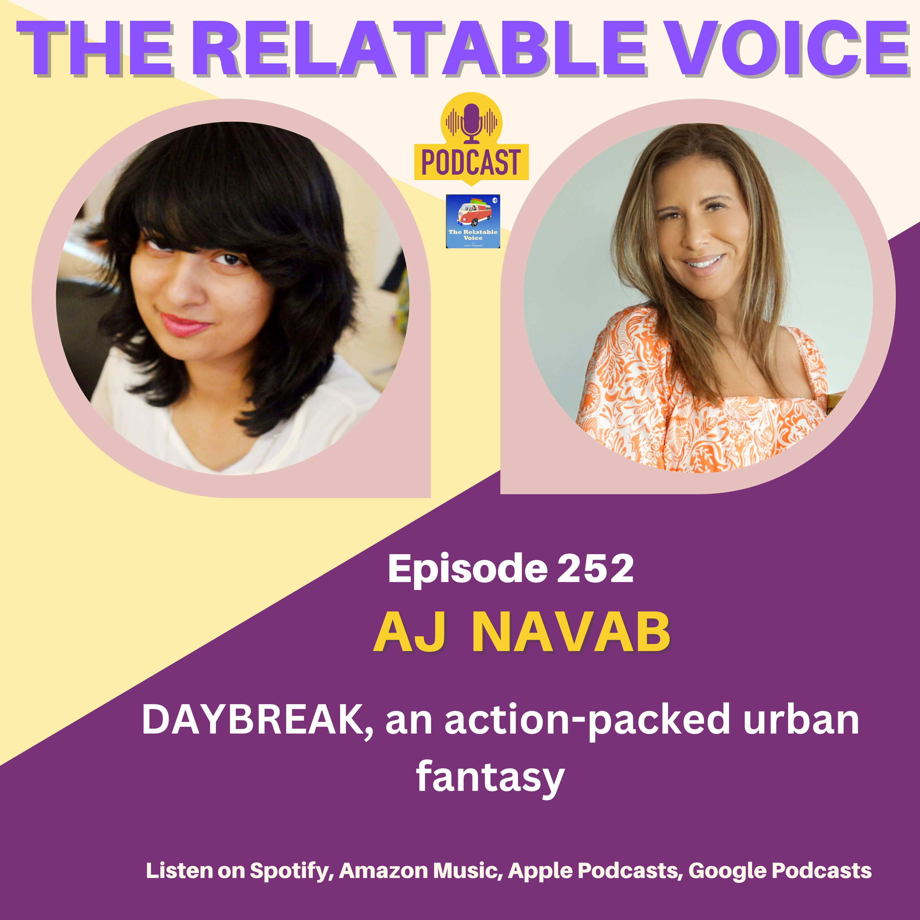 DAYBREAK, an action-packed urban fantasy with the author AJ Navab episode artwork