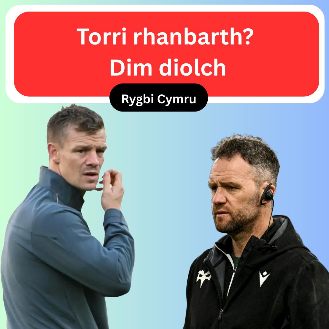 Torri rhanbarth? Dim diolch
