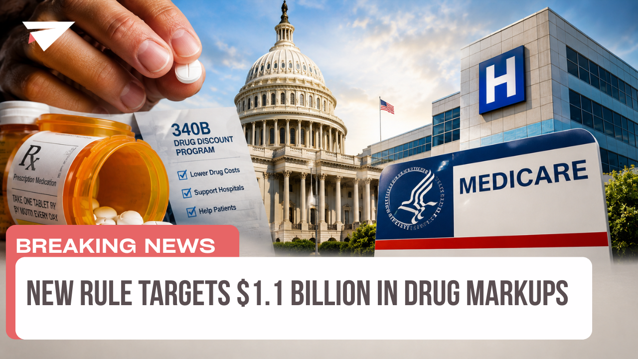 New Rule Targets $1.1 Billion in Drug Markups, Breaking News episode artwork
