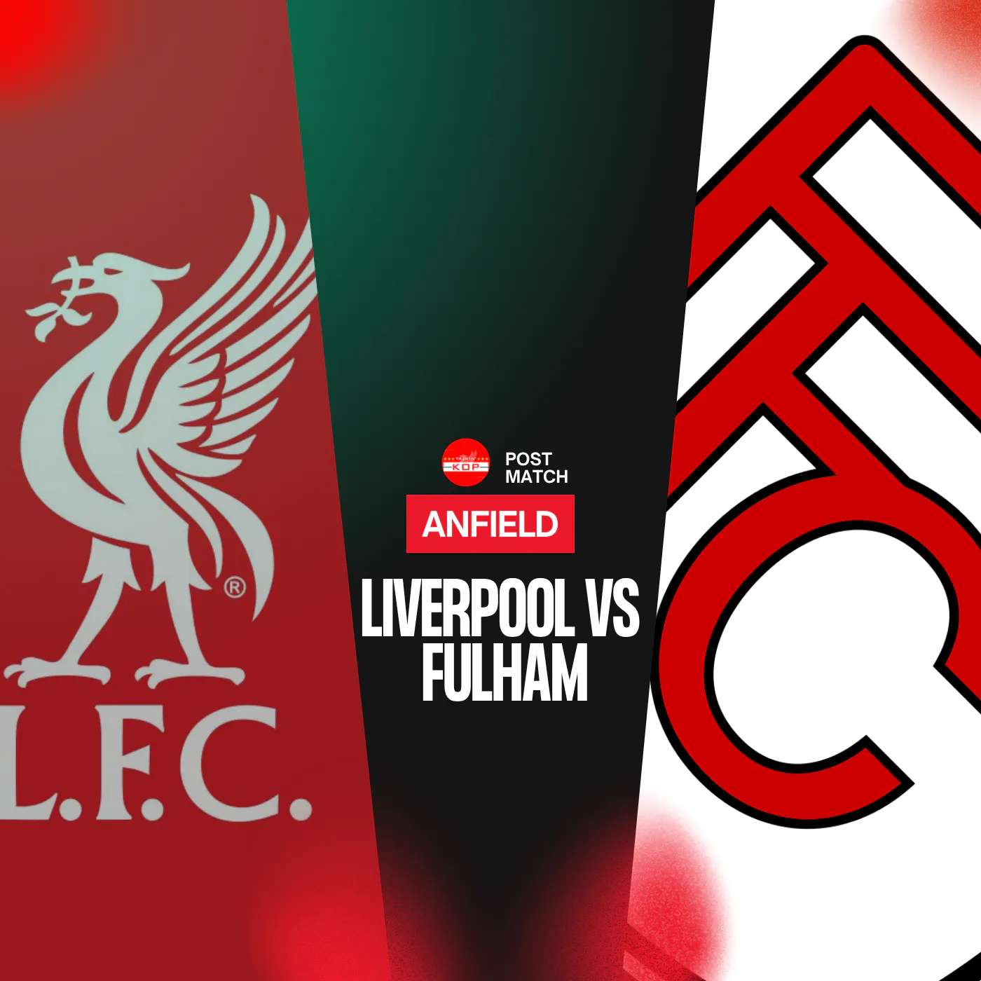 Live Match Reaction Liverpool 0 Fulham 0 artwork
