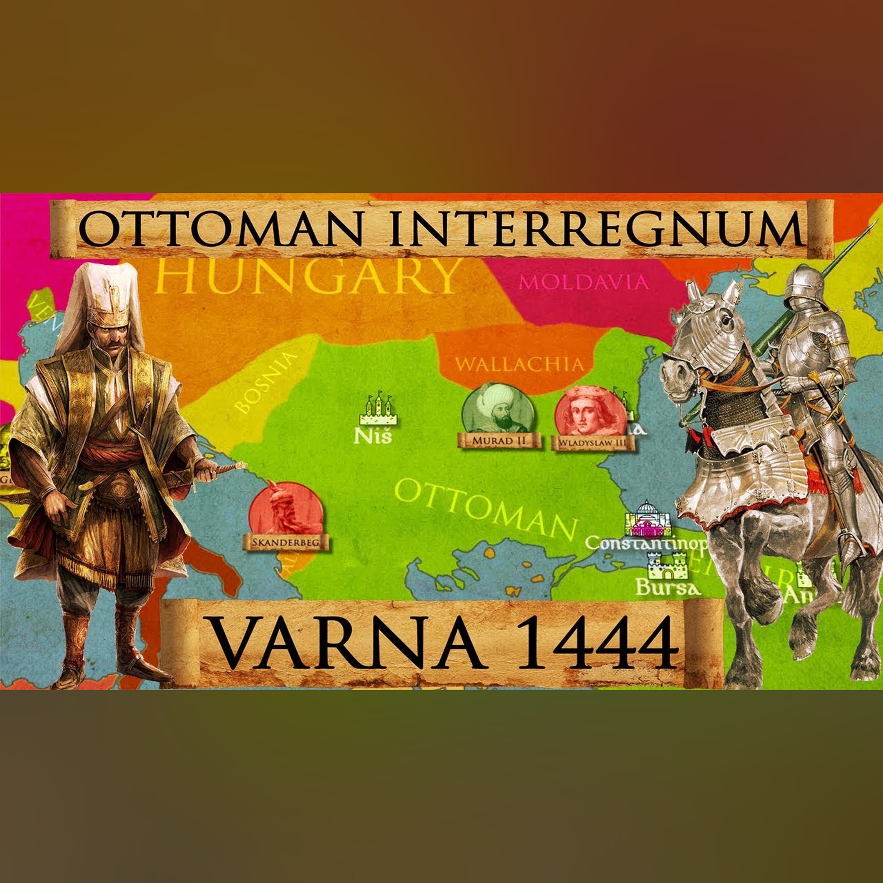 Battle of Varna 1444 - Ottoman Civil War - Crusade DOCUMENTARY