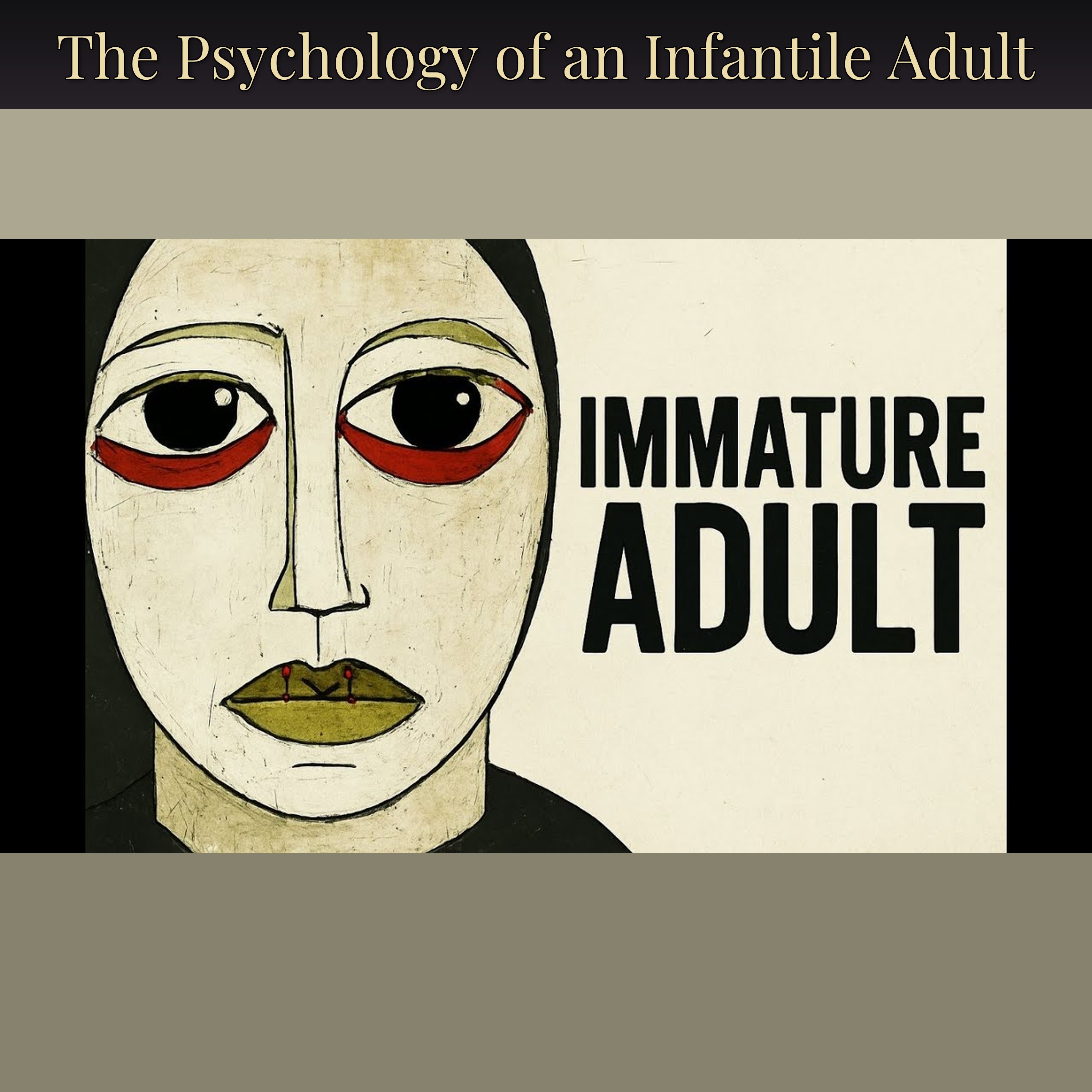 The Psychology of an Infantile Adult