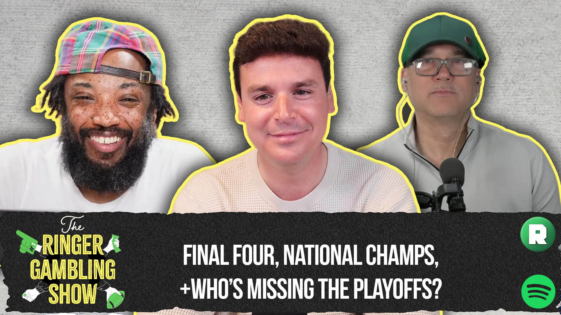 Final Four, National Champs, and Who's Making the NBA Playoffs? | The Ringer Gambling Show episode artwork