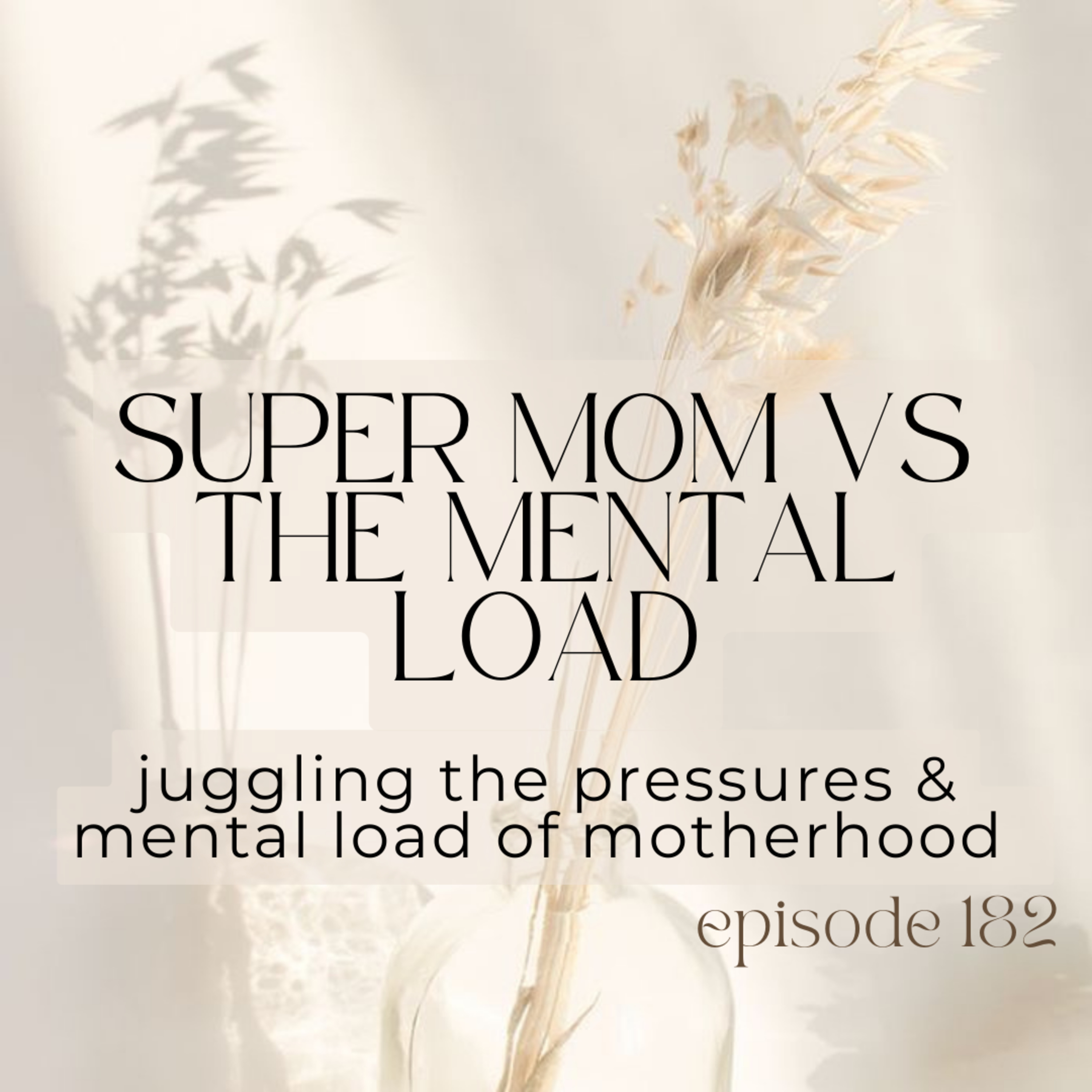 182: Super Mom vs The Mental Load