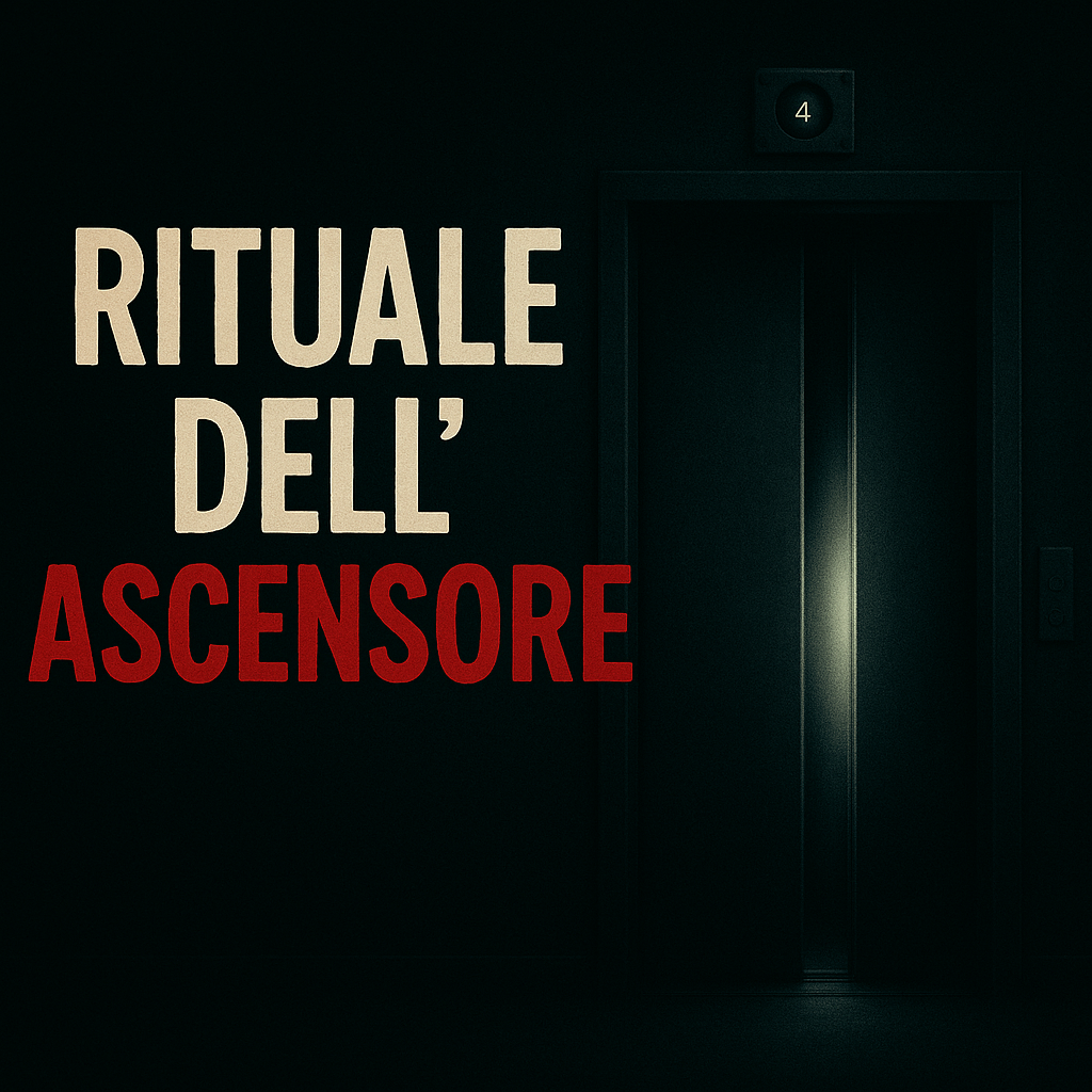 Faccio il rituale paranormale dell'ascensore