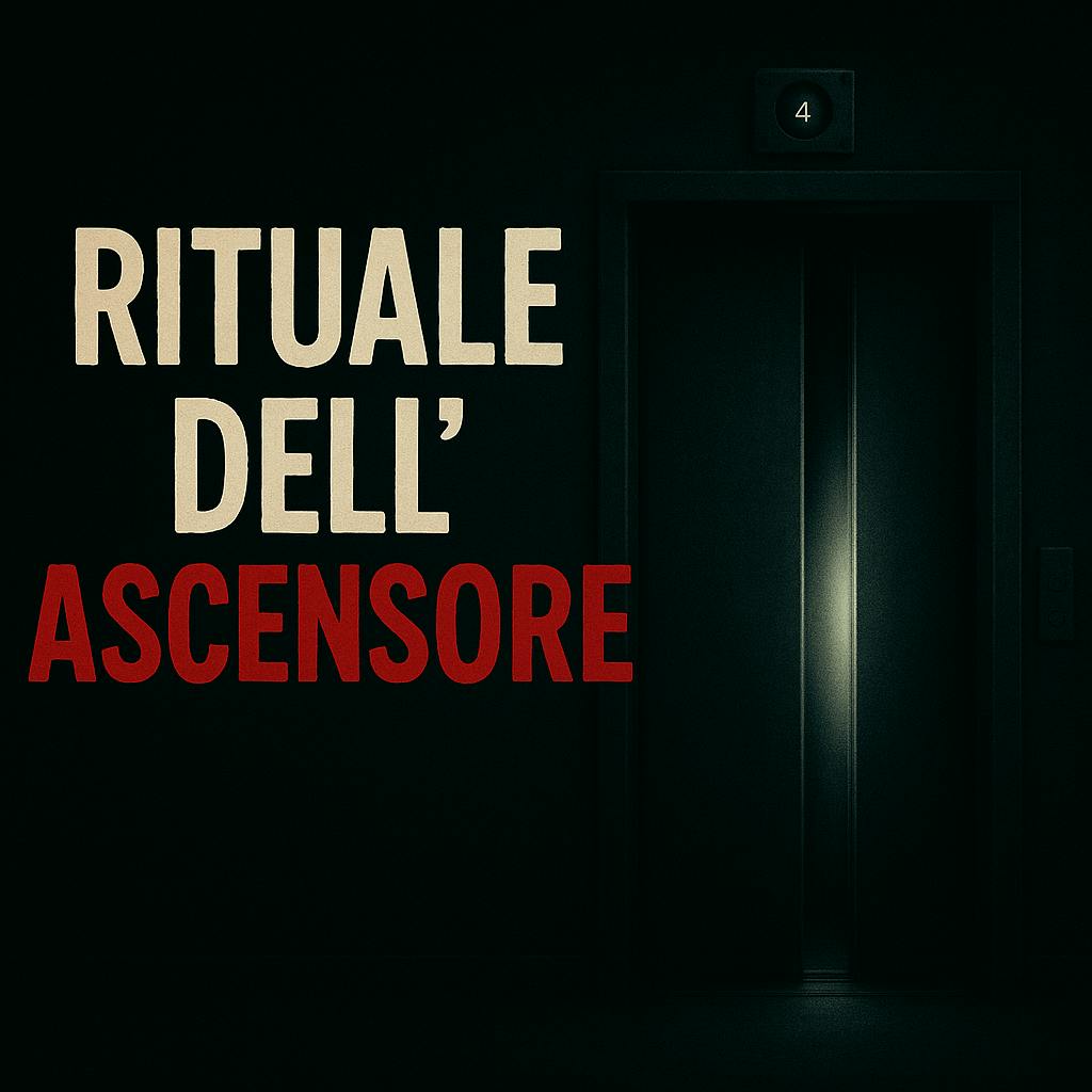 Faccio il rituale paranormale dell'ascensore Faccio il rituale paranormale dell'ascensore