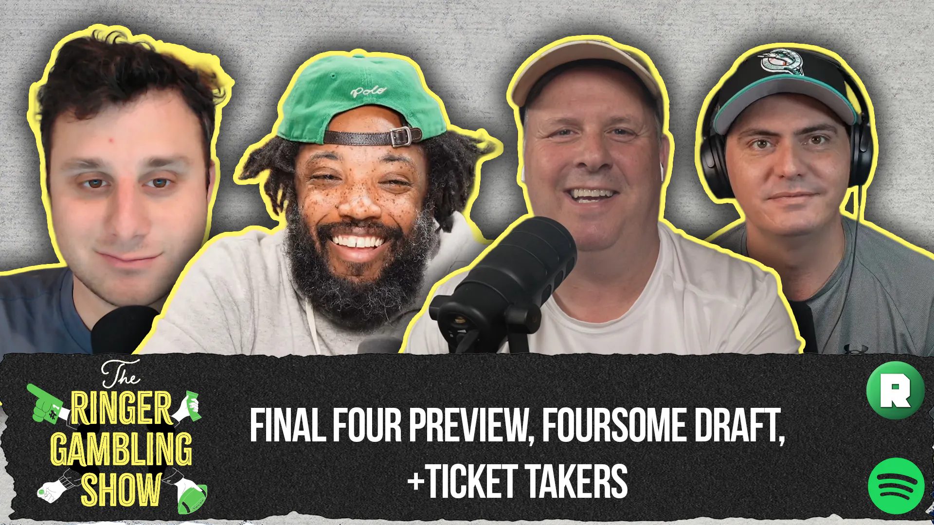 Final Four Preview, NBA Update, and a Foursome Draft | The Ringer Gambling Show episode artwork