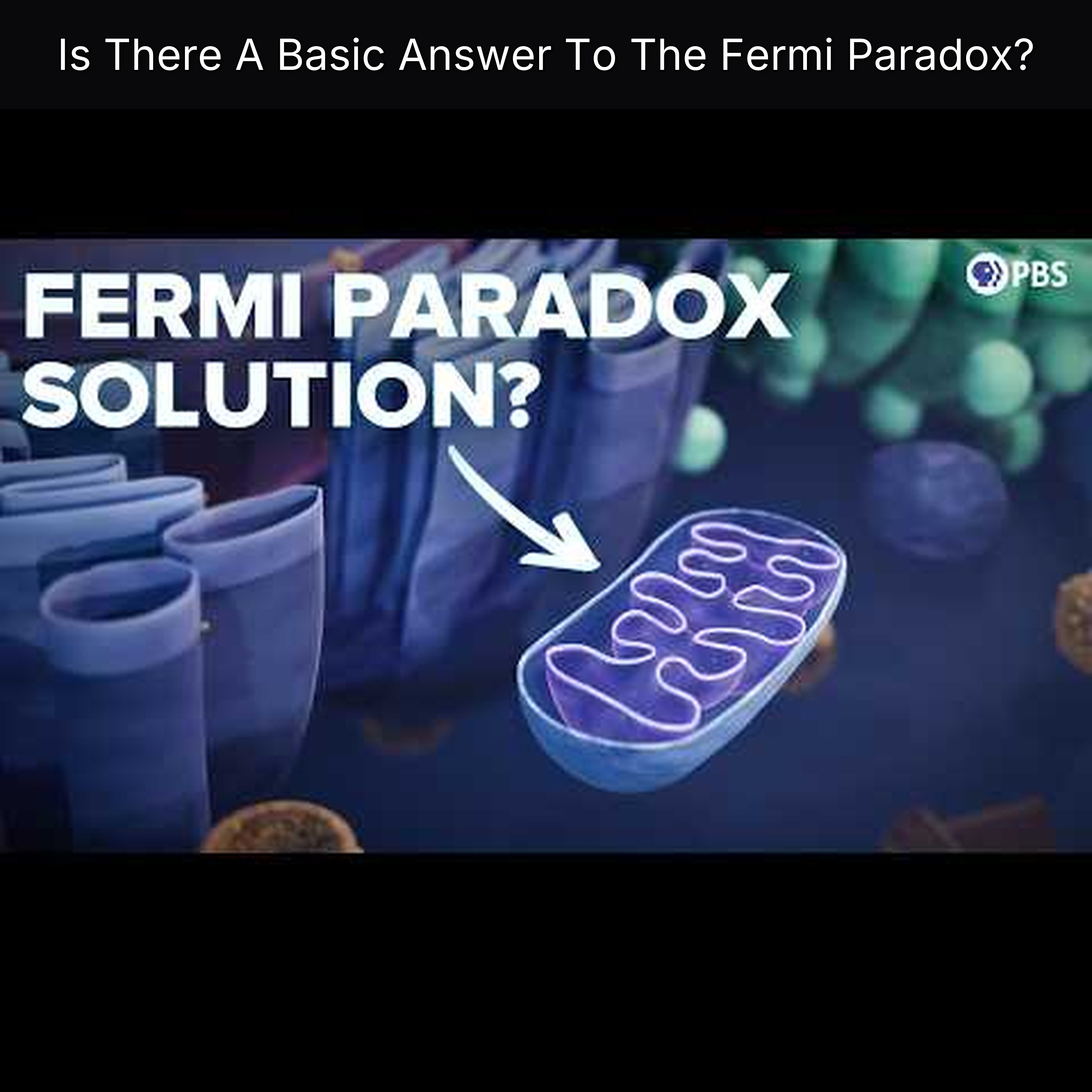 Is There A Basic Answer To The Fermi Paradox?