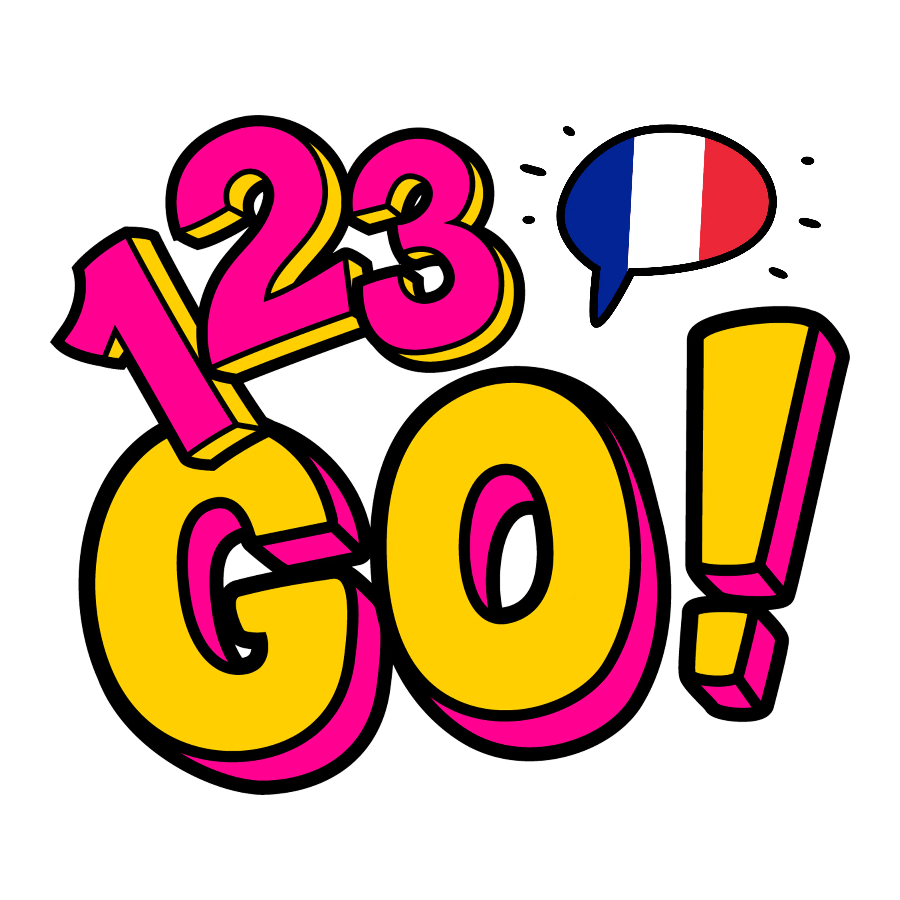 123 GO! French podcast artwork