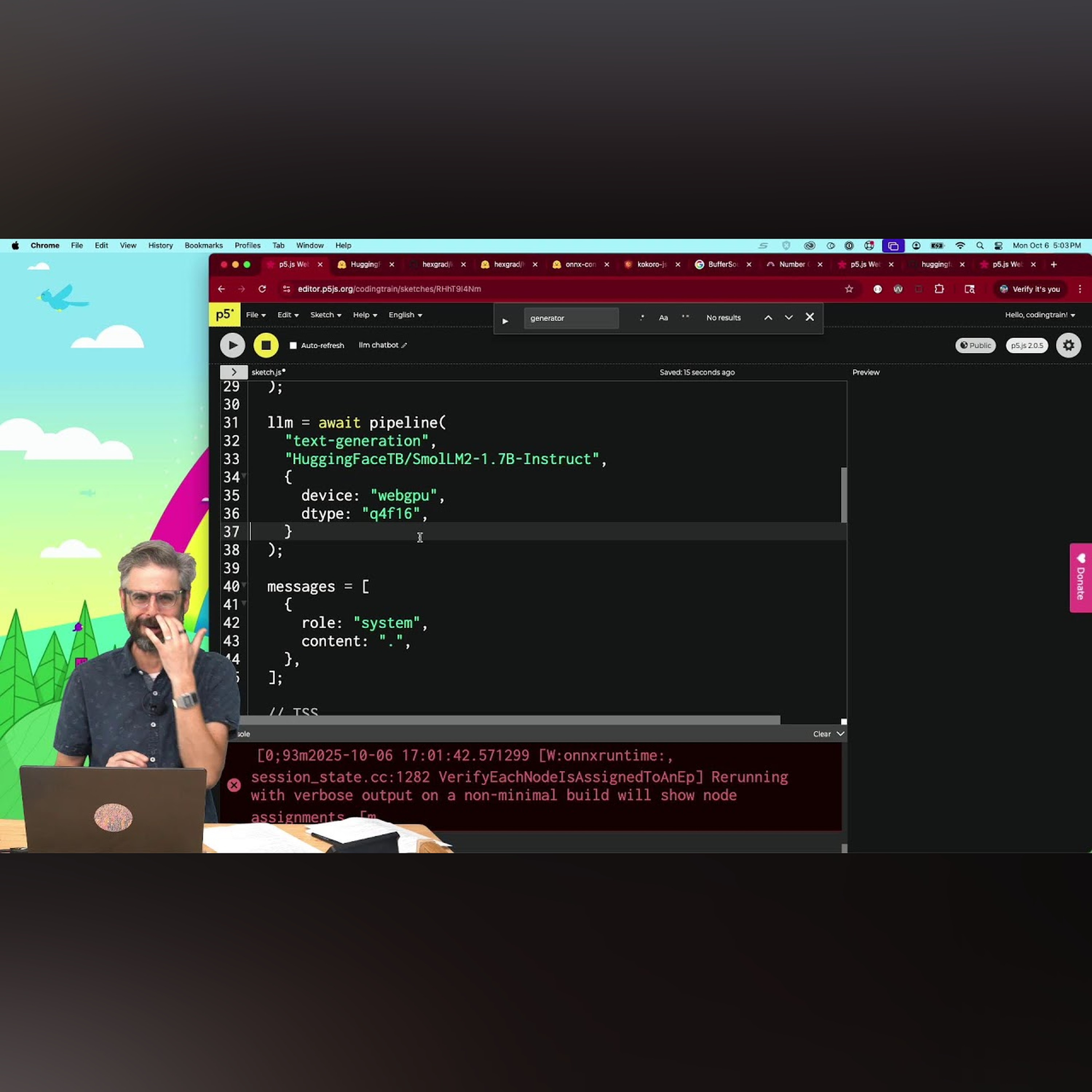 Coding Challenge Session: Local Browser Conversational Chatbot (STT, TTS, and more?) episode artwork