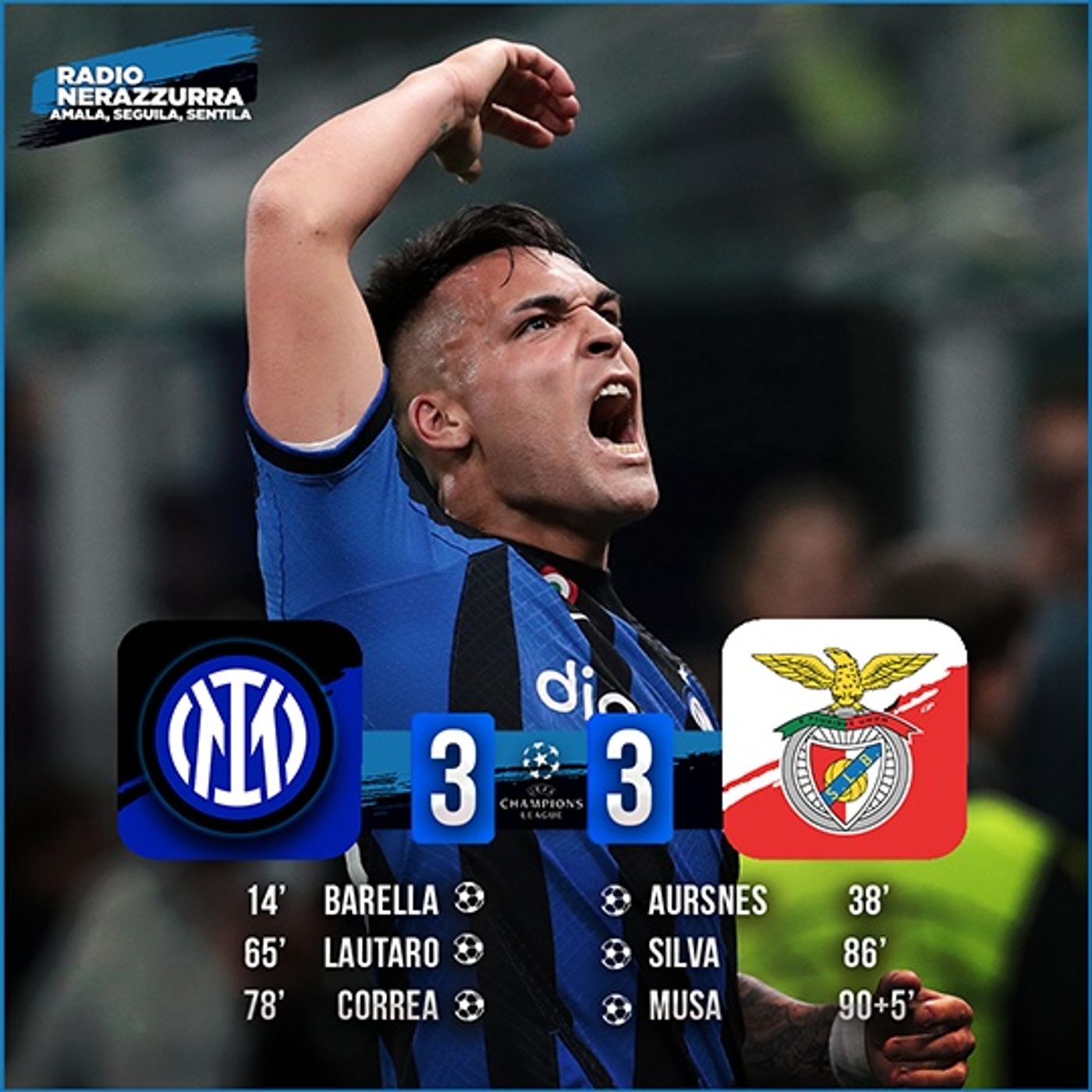 Post Partita - Inter - Benfica 3-3 - 19/04/2023 episode artwork