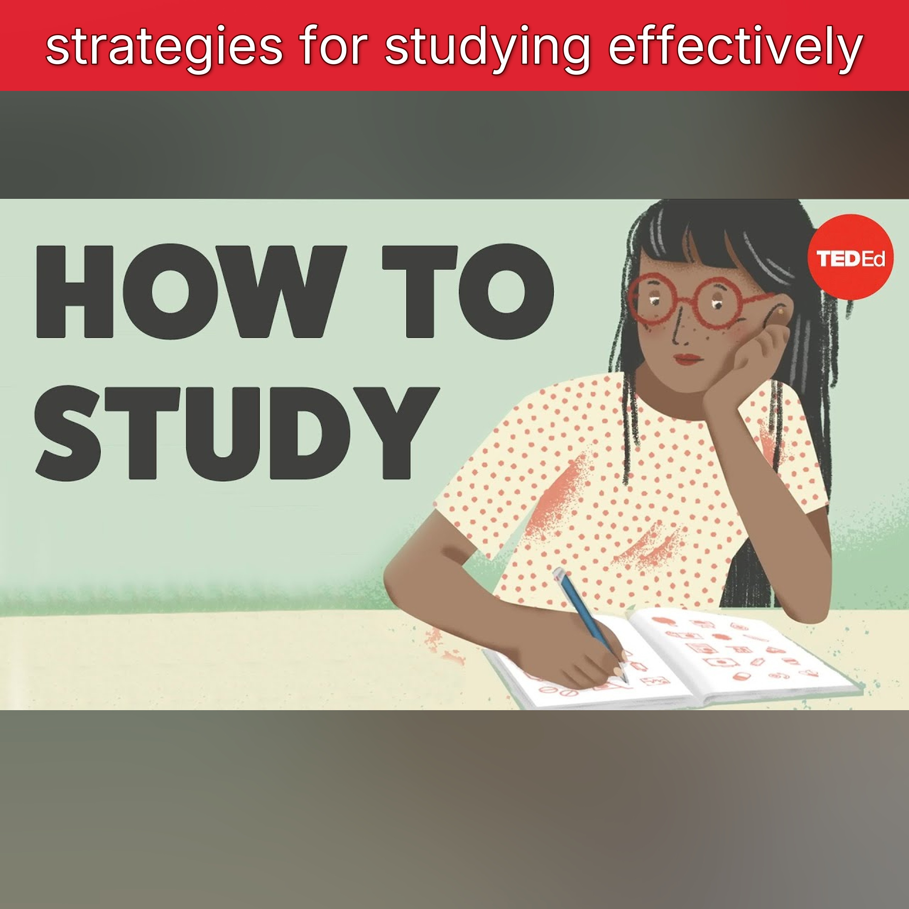 strategies for studying effectively episode artwork