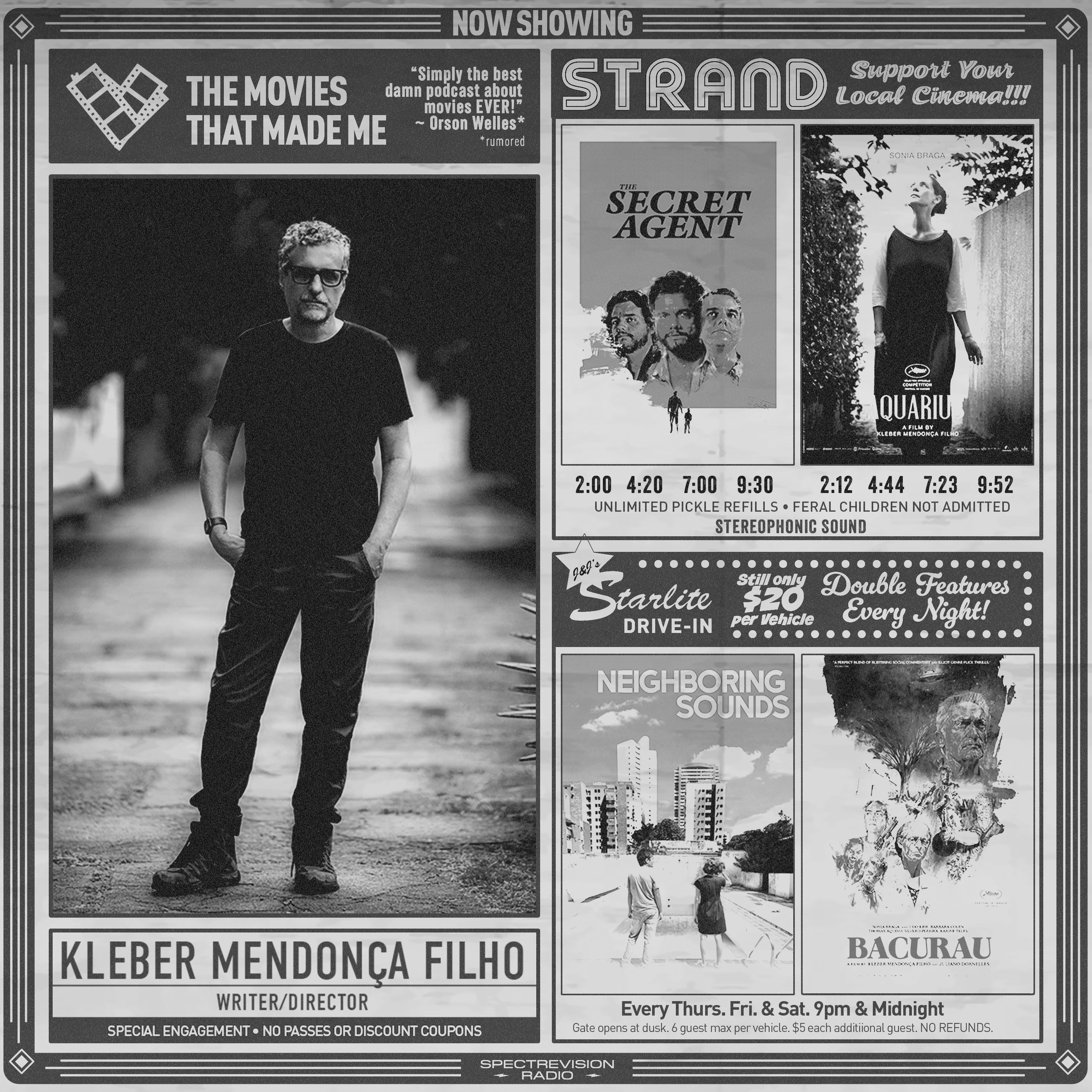 THE SECRET AGENT writer/director Kleber Mendonça Filho