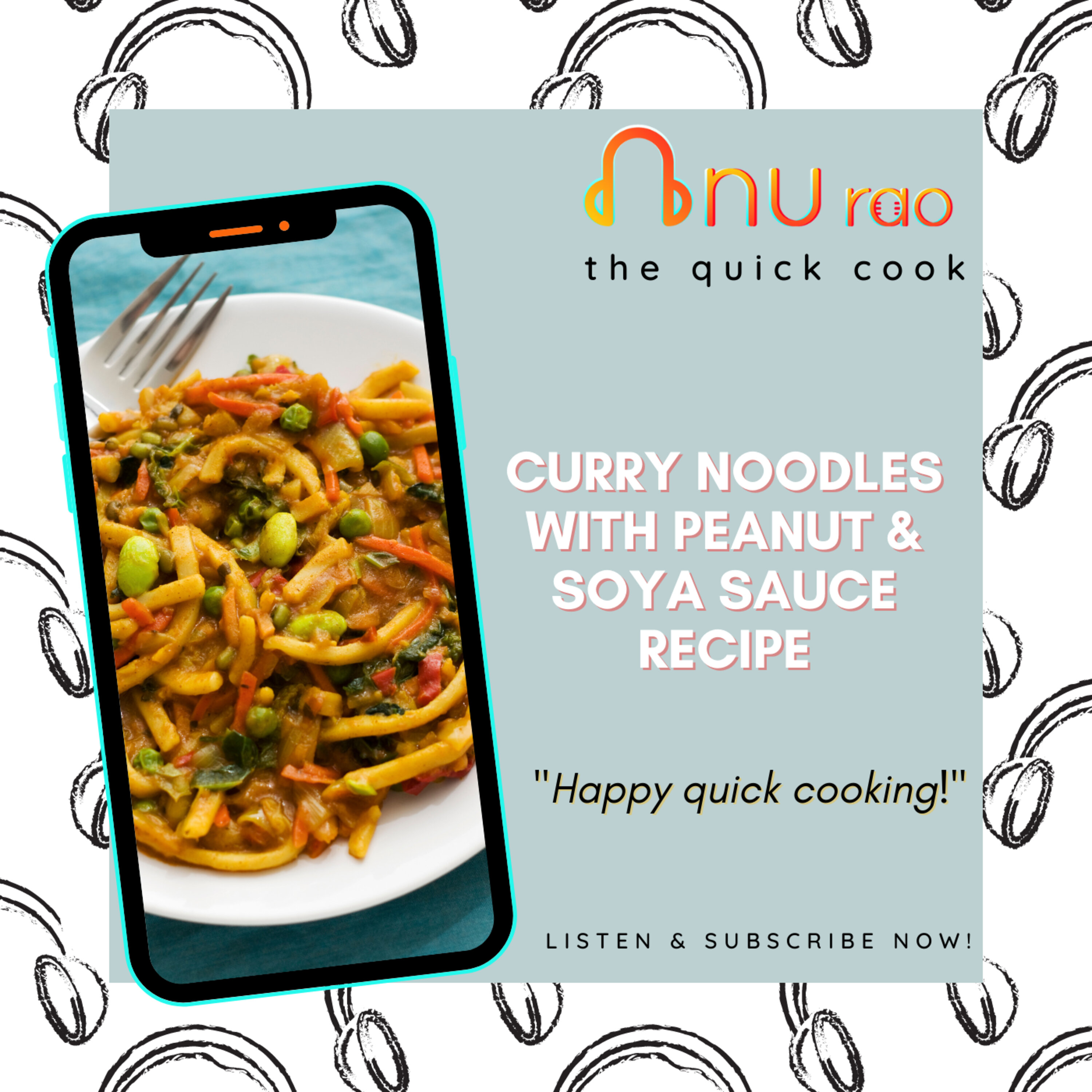 Curry Noodles with Peanut & Soya Sauce episode artwork