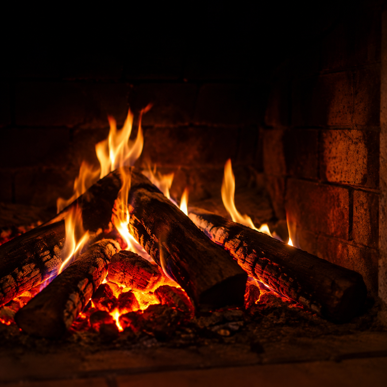🔥 FUEGO GRAVE, BRASAS ESTABLES y CREPITACIONES SUAVES — 2 H de chimenea cálida para dormir episode artwork