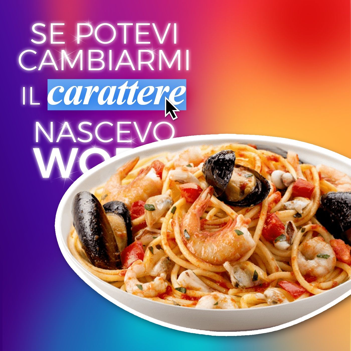 Se potevi cambiarmi il carattere nascevo word