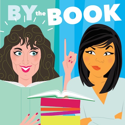 Logo for the By the Book Podcast
