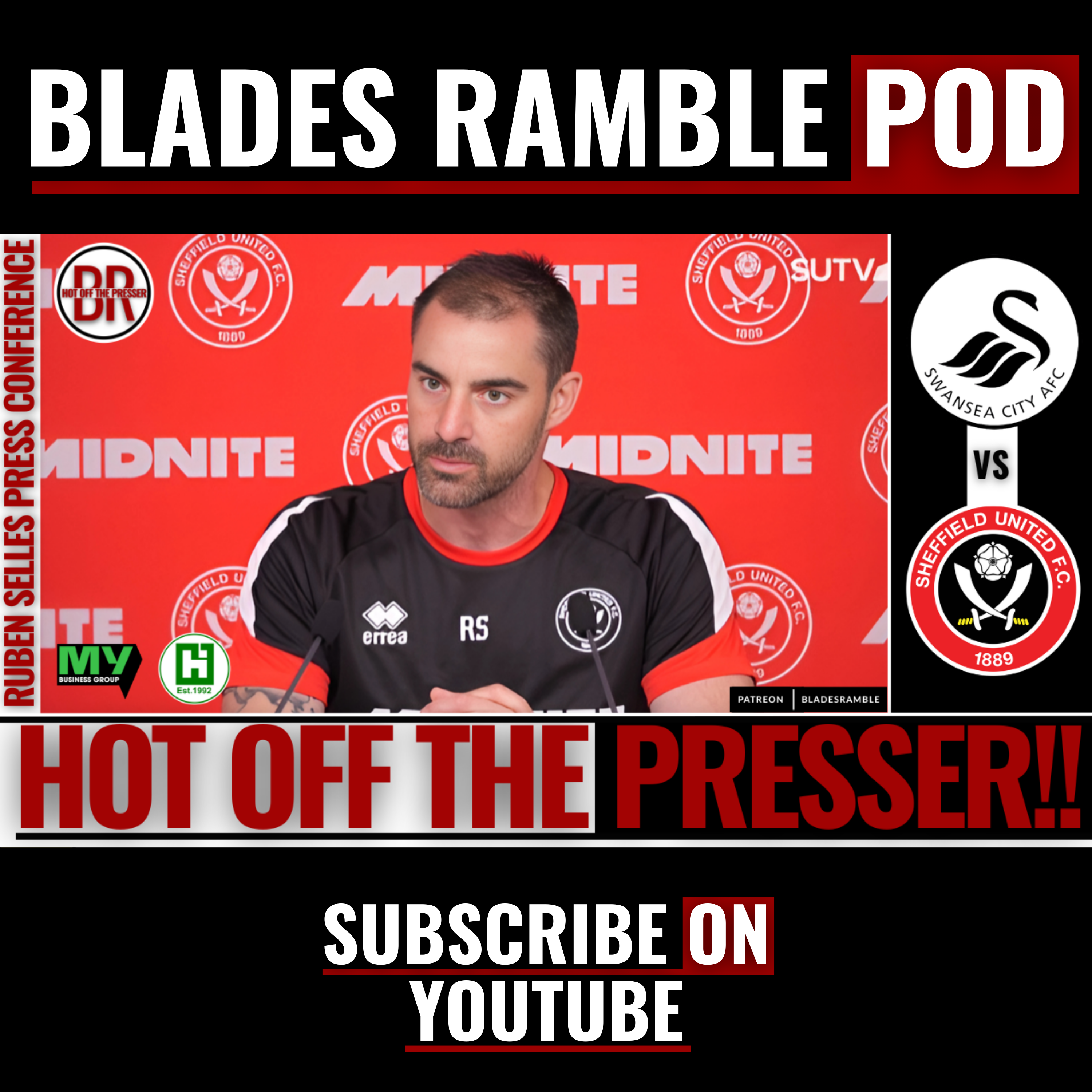 🗞️⚔️ HOT OFF THE PRESSER | SWANSEA v SHEFFIELD UNITED ⚔️🗞️