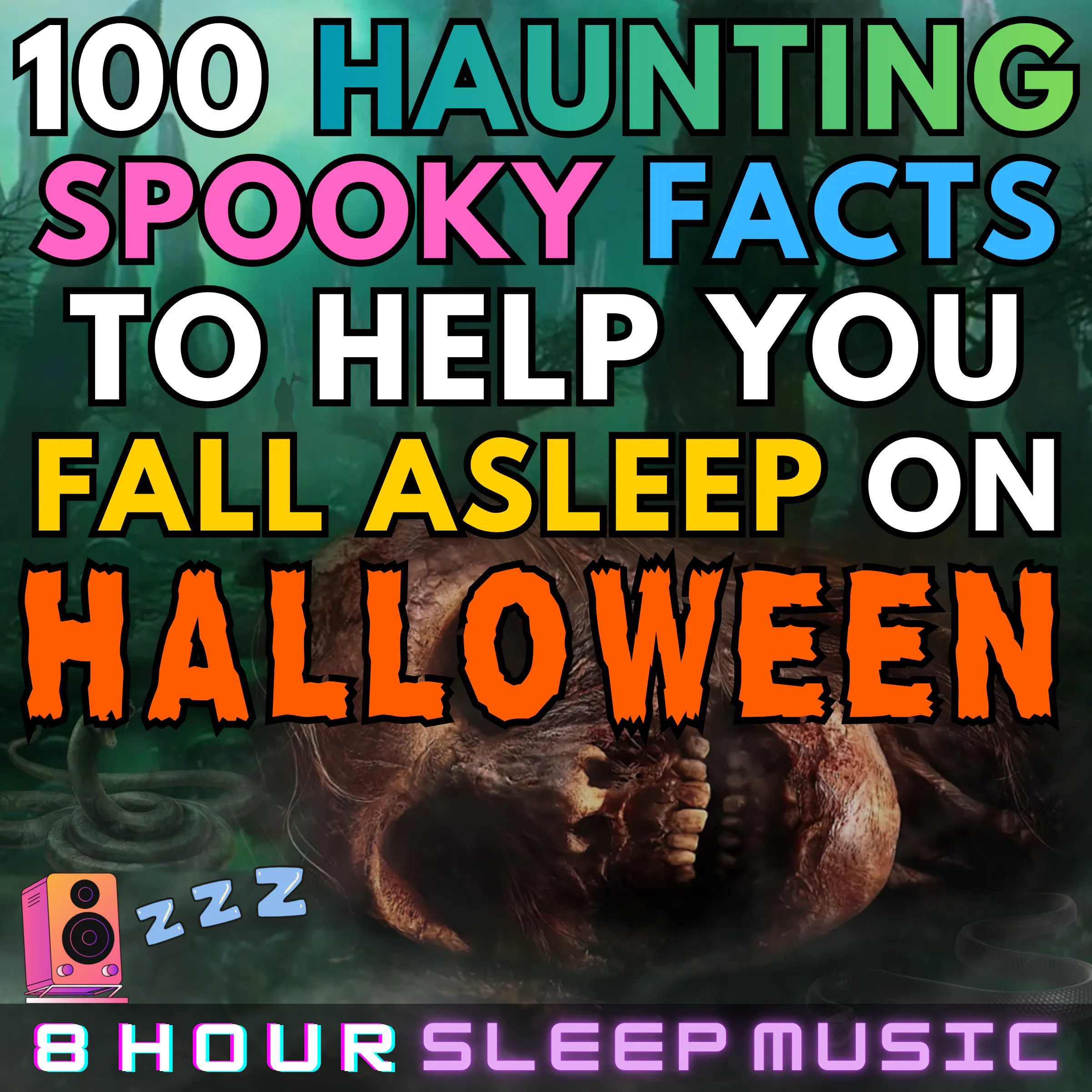🕯️ 100 Spooky Facts for Halloween | Haunting Facts with Eerily Relaxing Sleep Music & Forest Sounds 🎃💤 episode artwork
