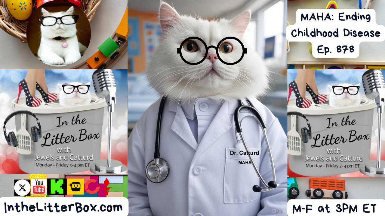 MAHA: Ending Childhood Disease | In the Litter Box w/ Jewels & Catturd – Ep. 878 – 9/10/2025