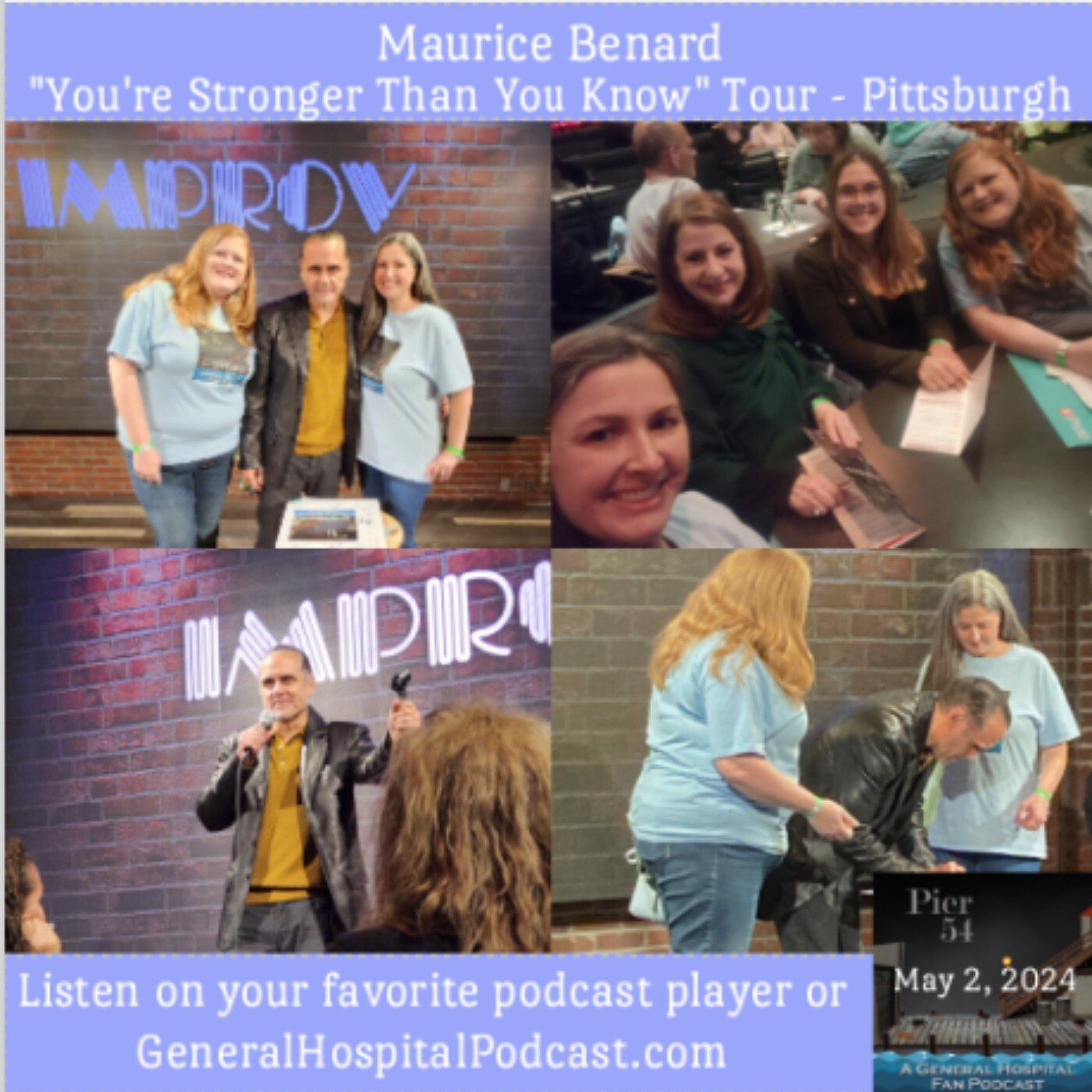 Episode 540: The Port Charles 411 - Maurice Benard "You're Stronger Than You Know" Tour - Pittsburgh episode artwork