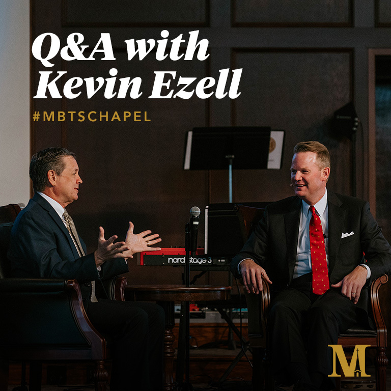Chapel Q&A with Dr Kevin Ezell - April 9, 2025