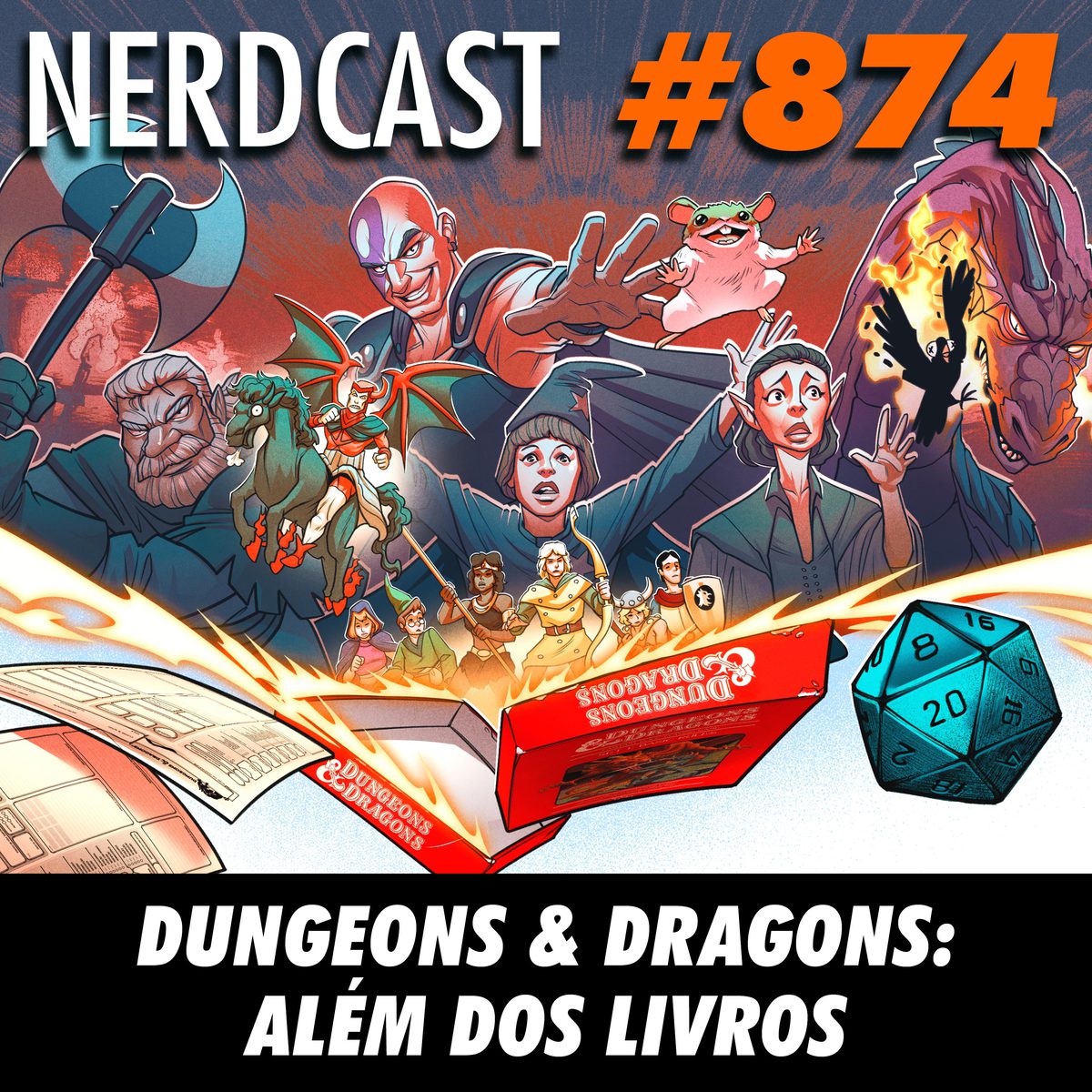 NerdCast 874 - Dungeons and Dragons: além dos livros