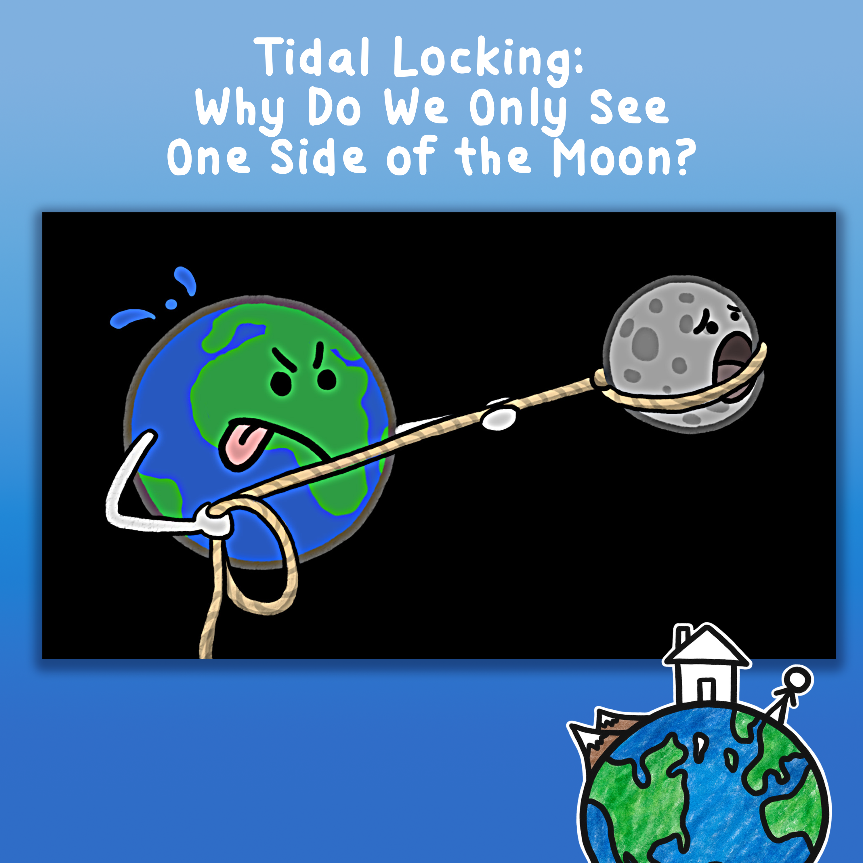 Tidal Locking | Why Do We Only See One Side of the Moon?